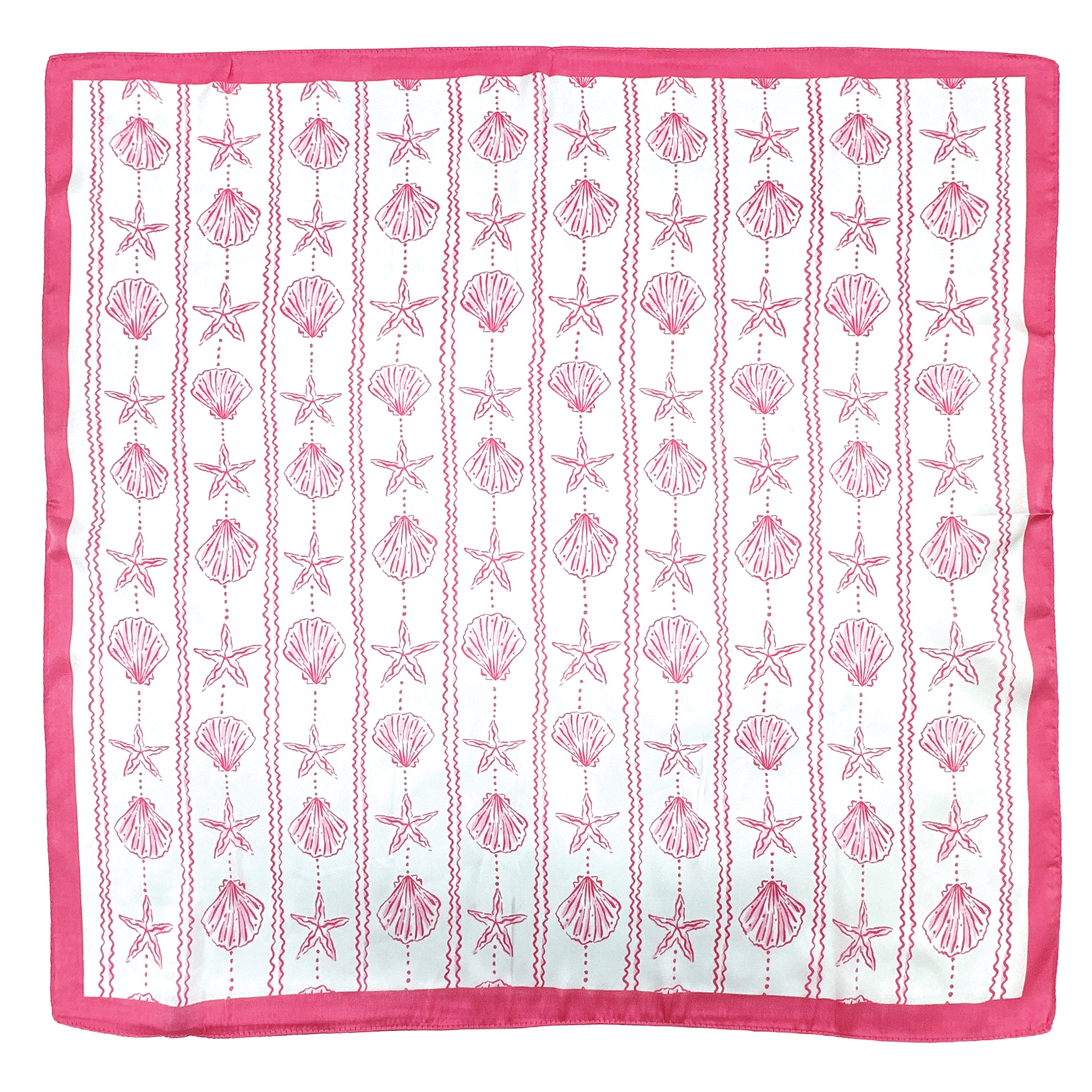 Sea Shell Print Square Scarf - Charming Charlie