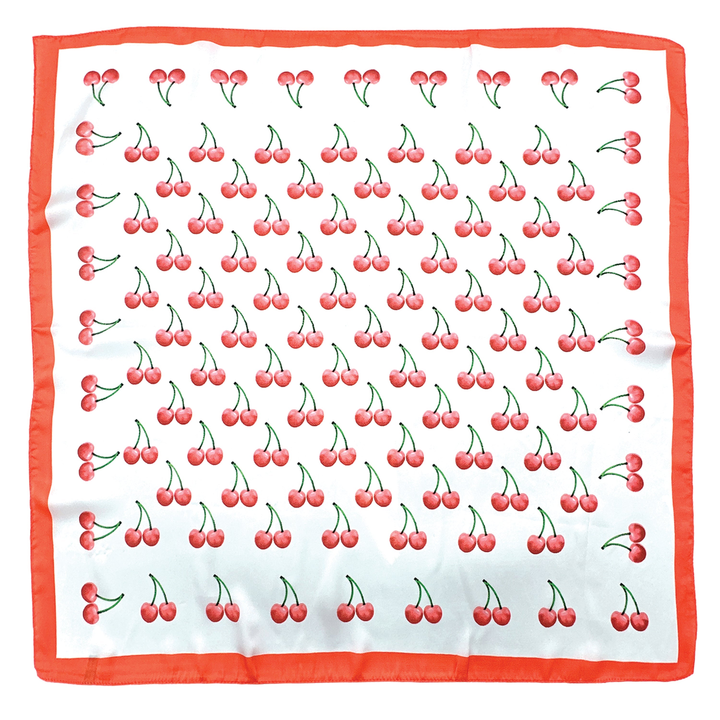 Cherry Print Square Scarf - Charming Charlie