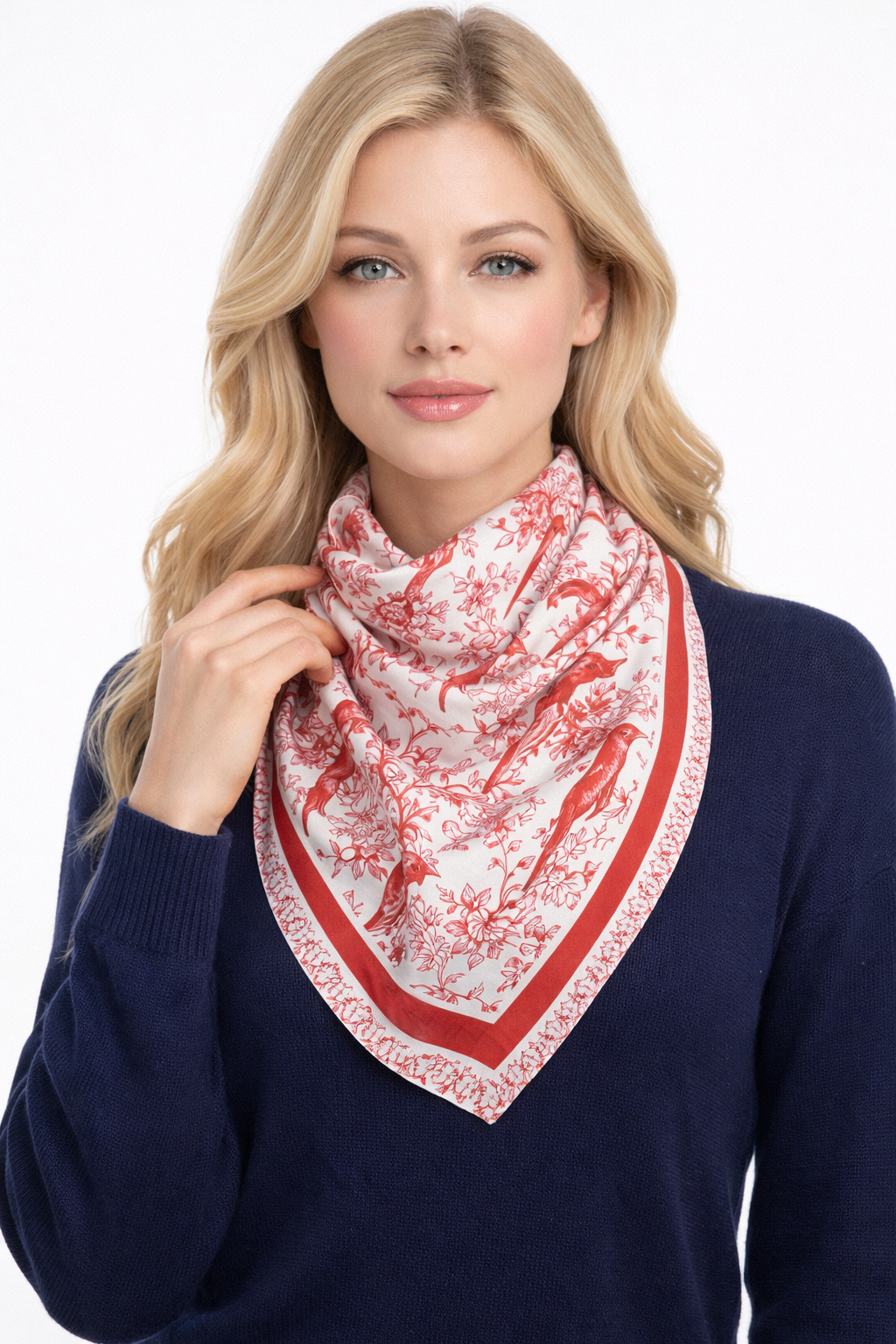 Bird Print Square Scarf - Charming Charlie