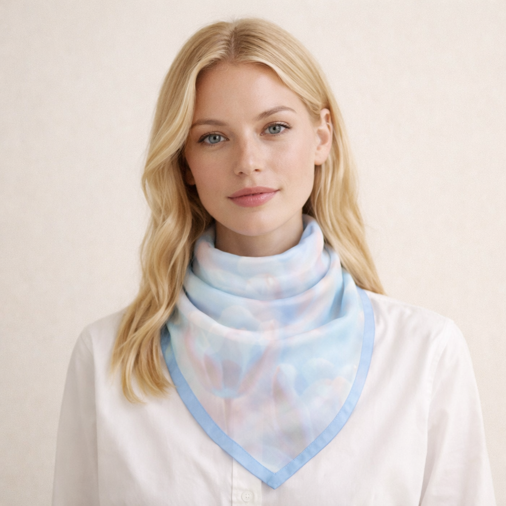 Aurora Print Square Scarf - Charming Charlie