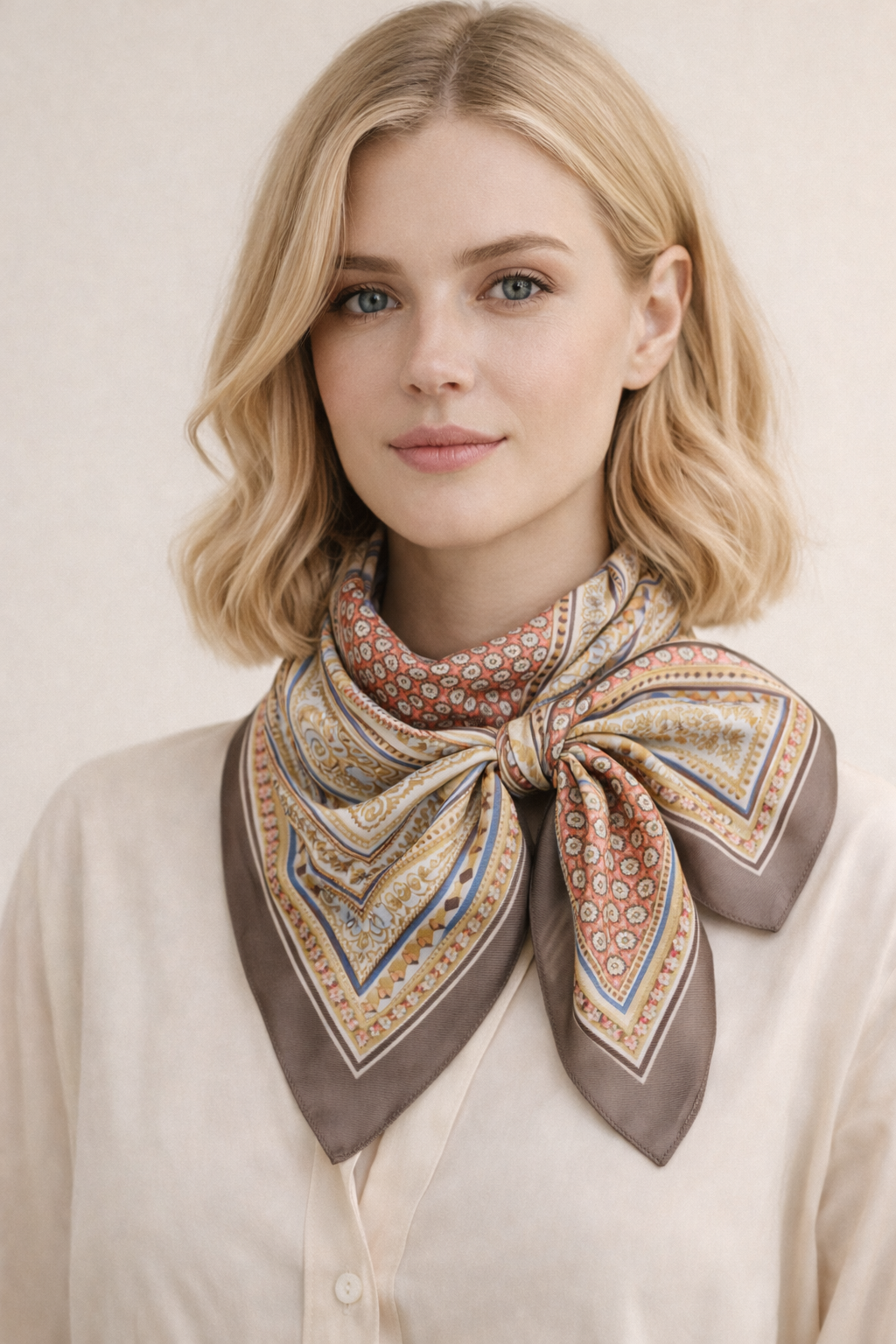 Boho Print Square Scarf - Charming Charlie