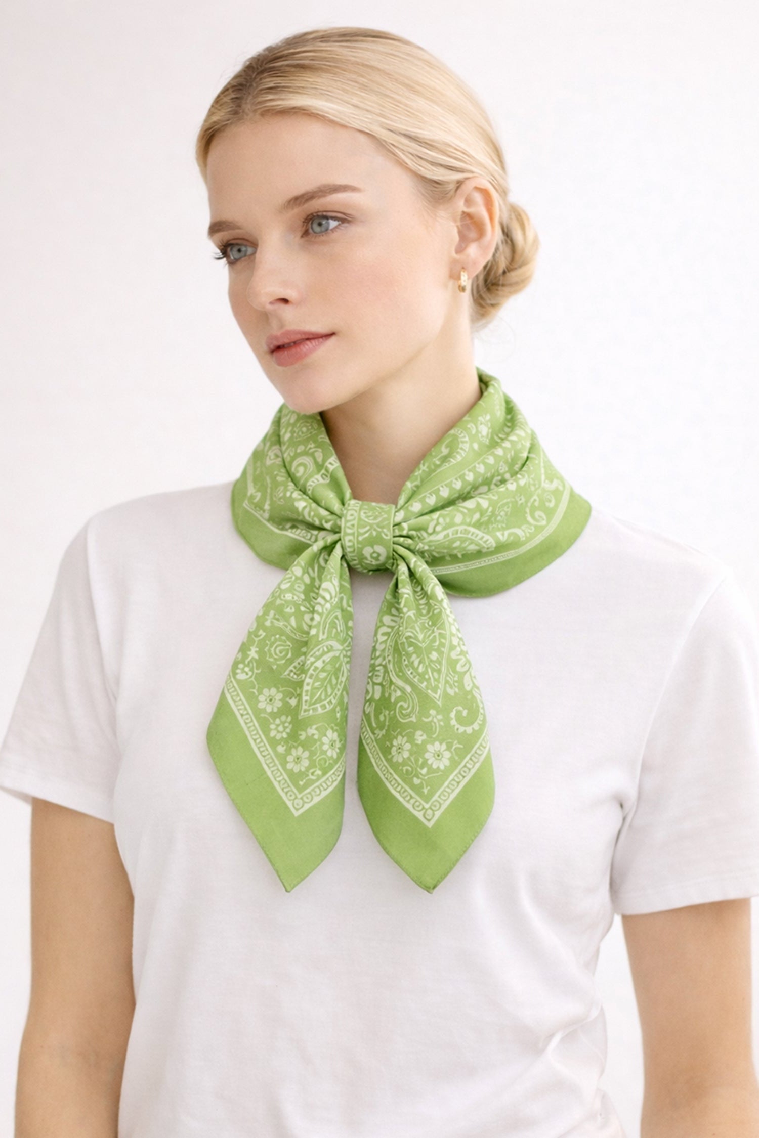 Bandana Print Square Scarf - Charming Charlie