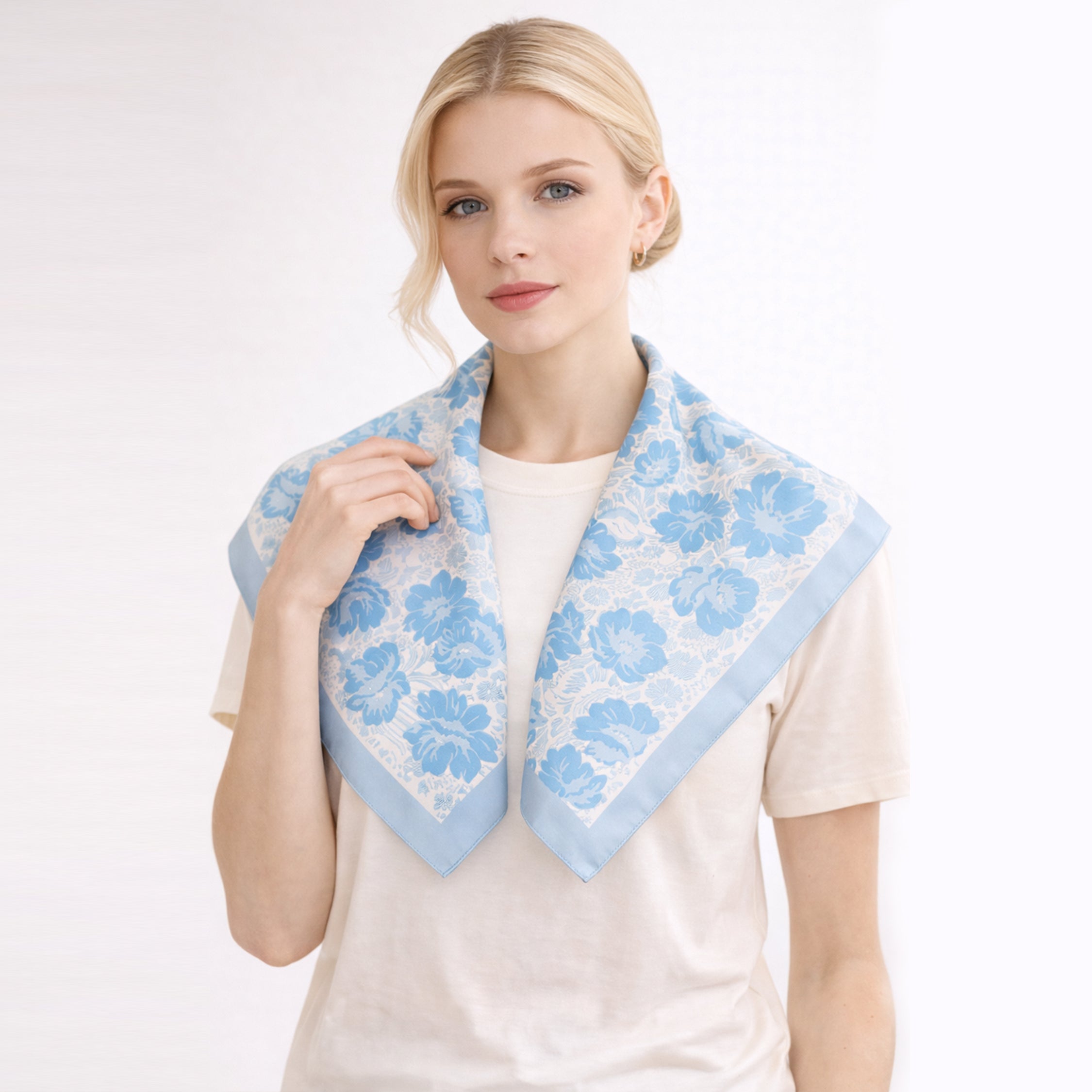 Floral Print Square Scarf - Charming Charlie