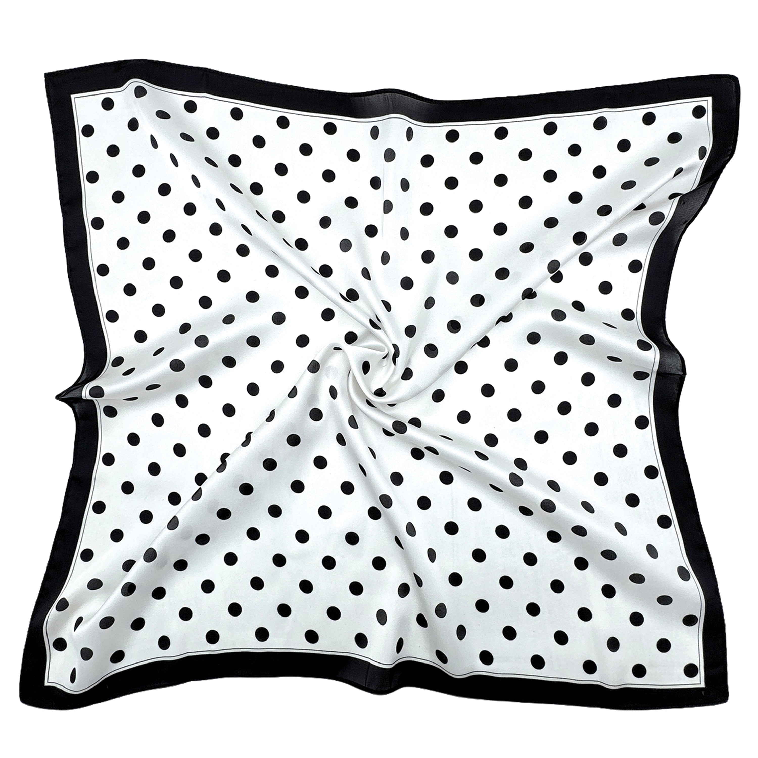 Polka Dot Print Square Scarf - Charming Charlie