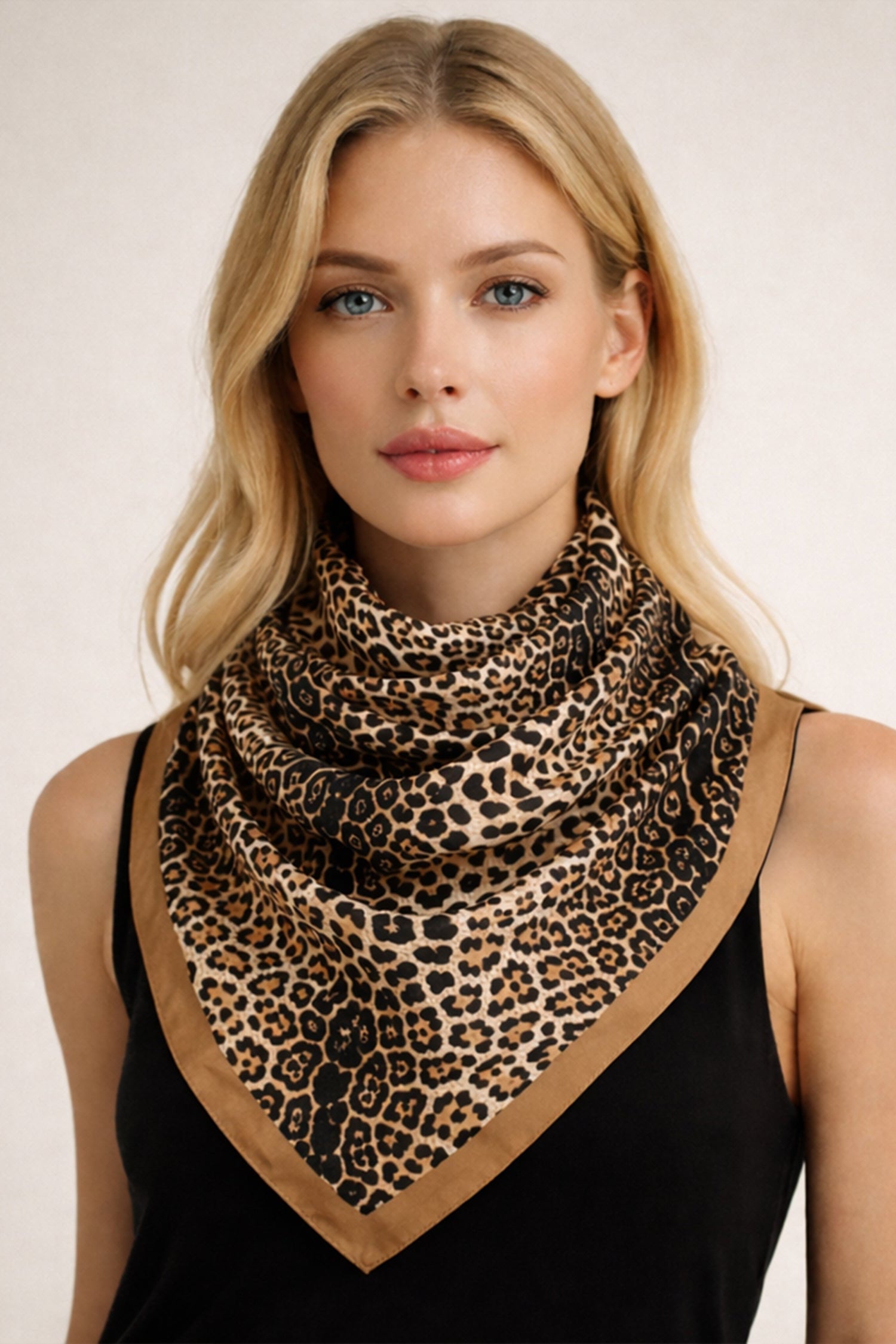 Leopard Print Square Scarf - Charming Charlie