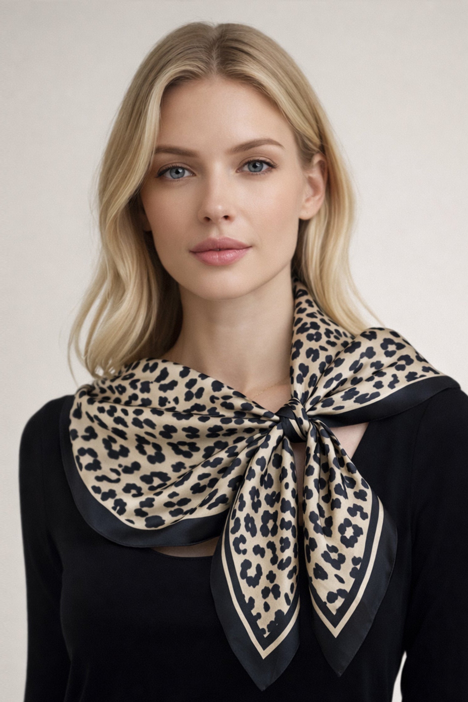 Leopard Print Square Scarf - Charming Charlie