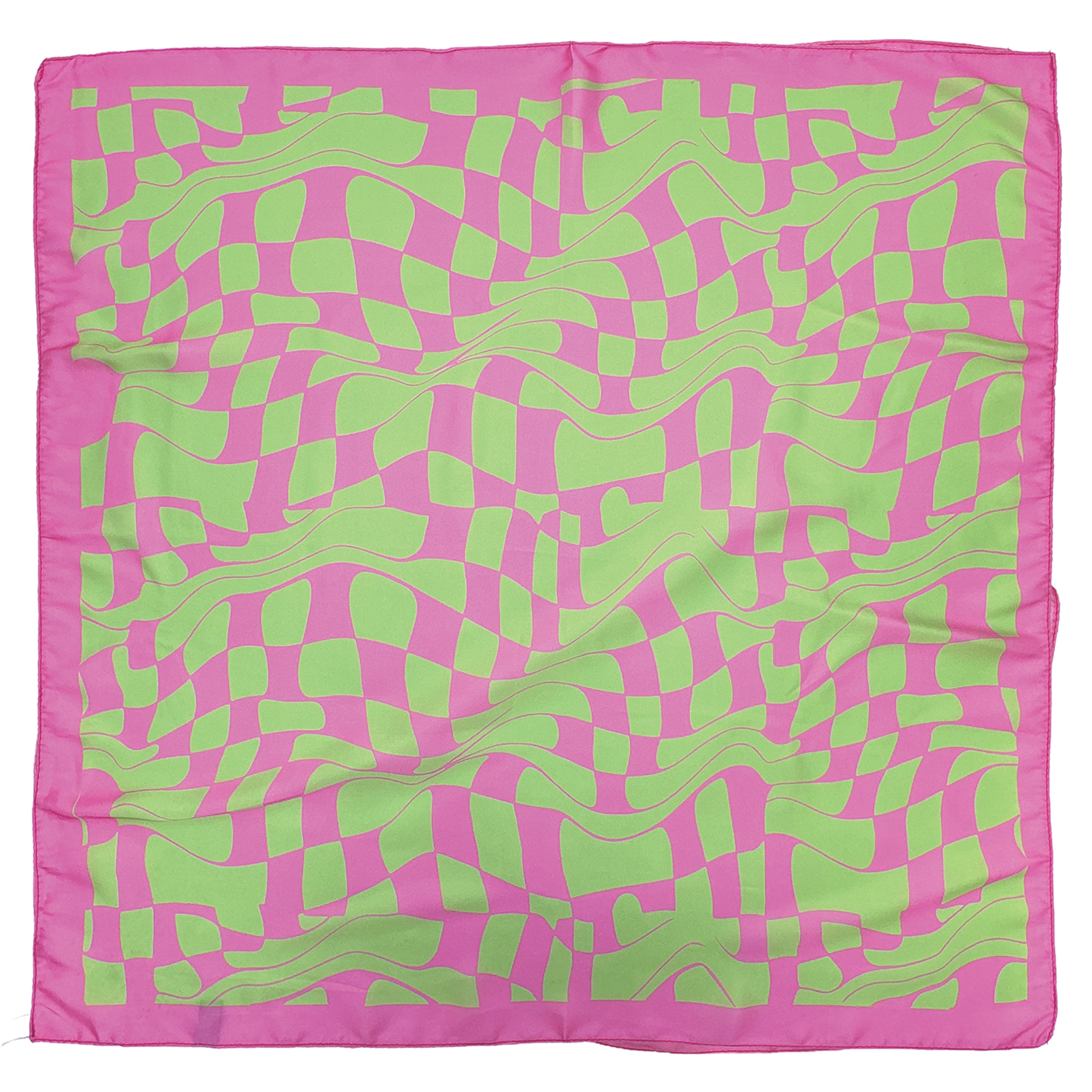 Wavy Square Print Square Scarf - Charming Charlie