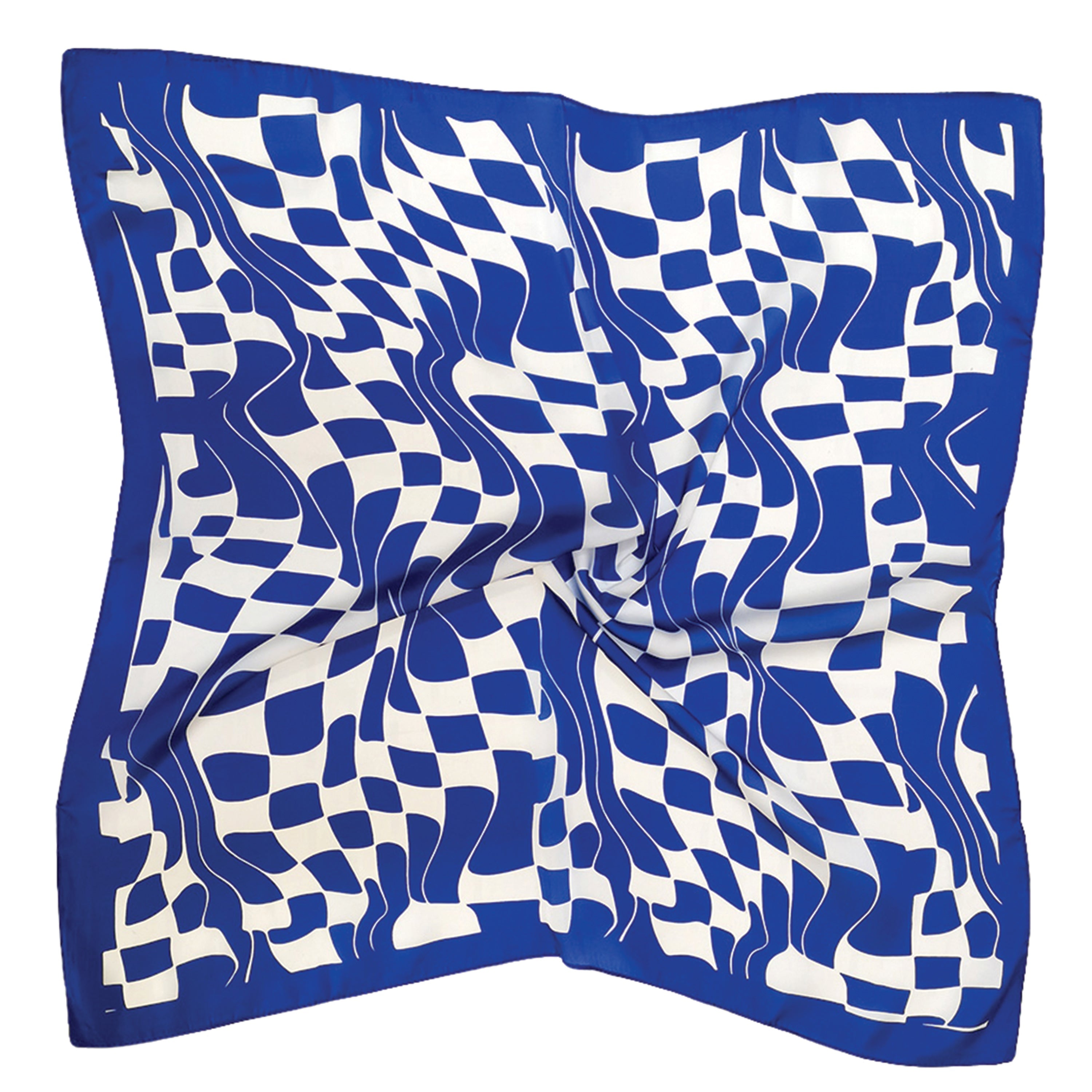Wavy Square Print Square Scarf - Charming Charlie