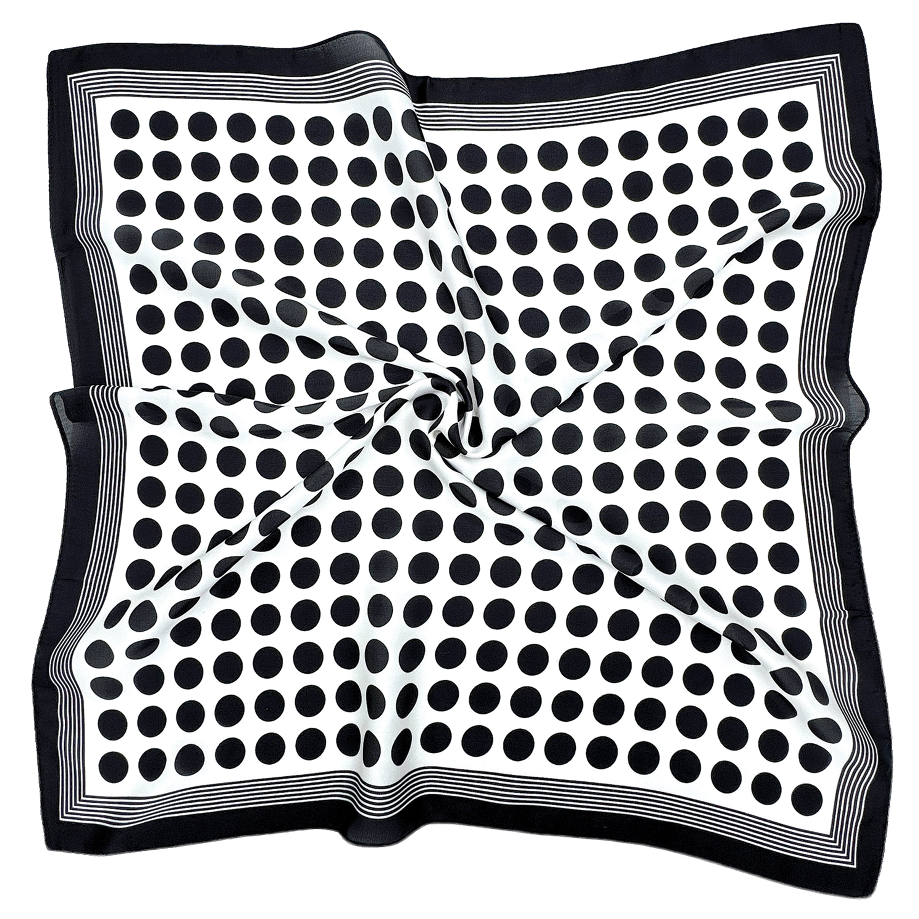 Polka Dot Print Square Scarf - Charming Charlie
