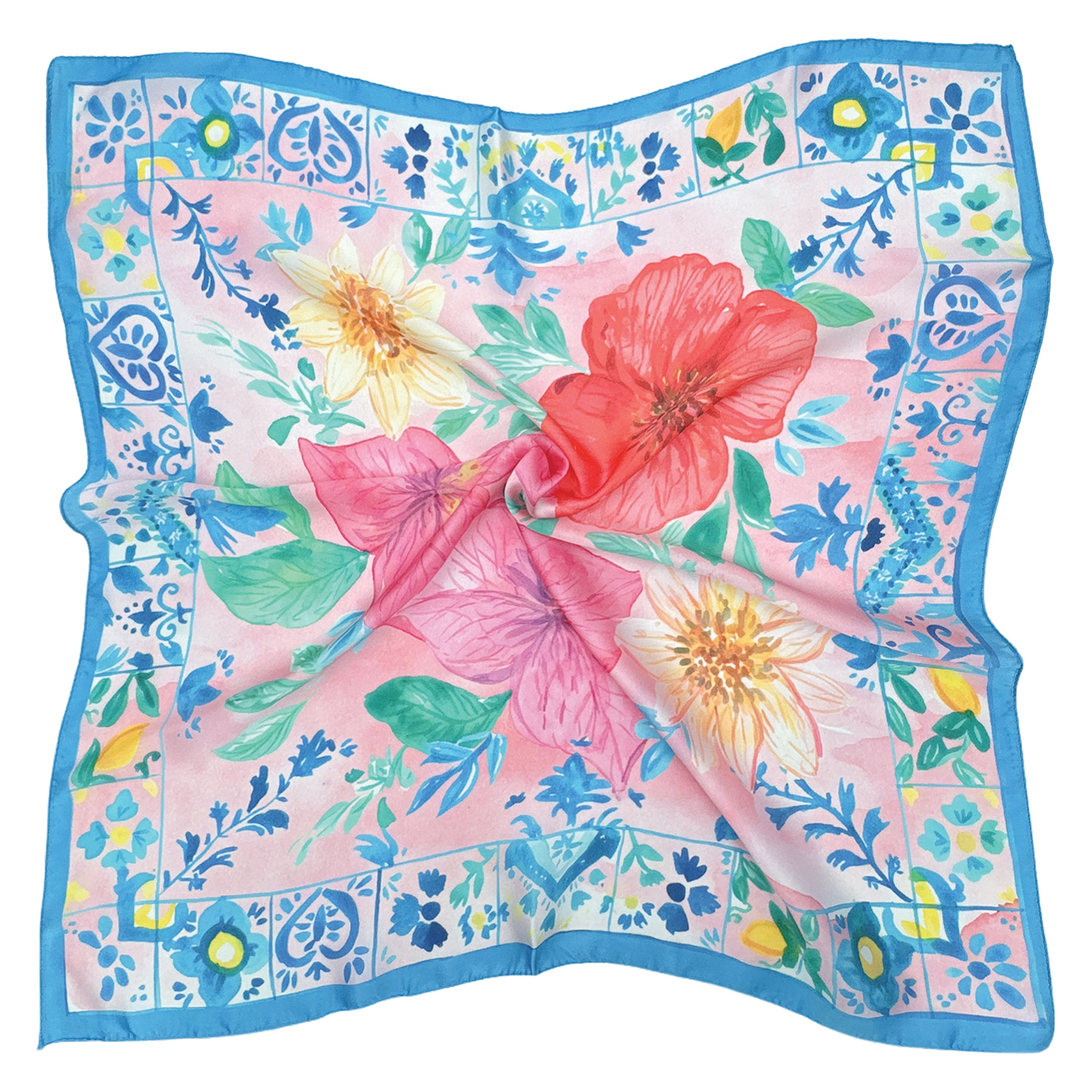 Floral Print Square Scarf - Charming Charlie
