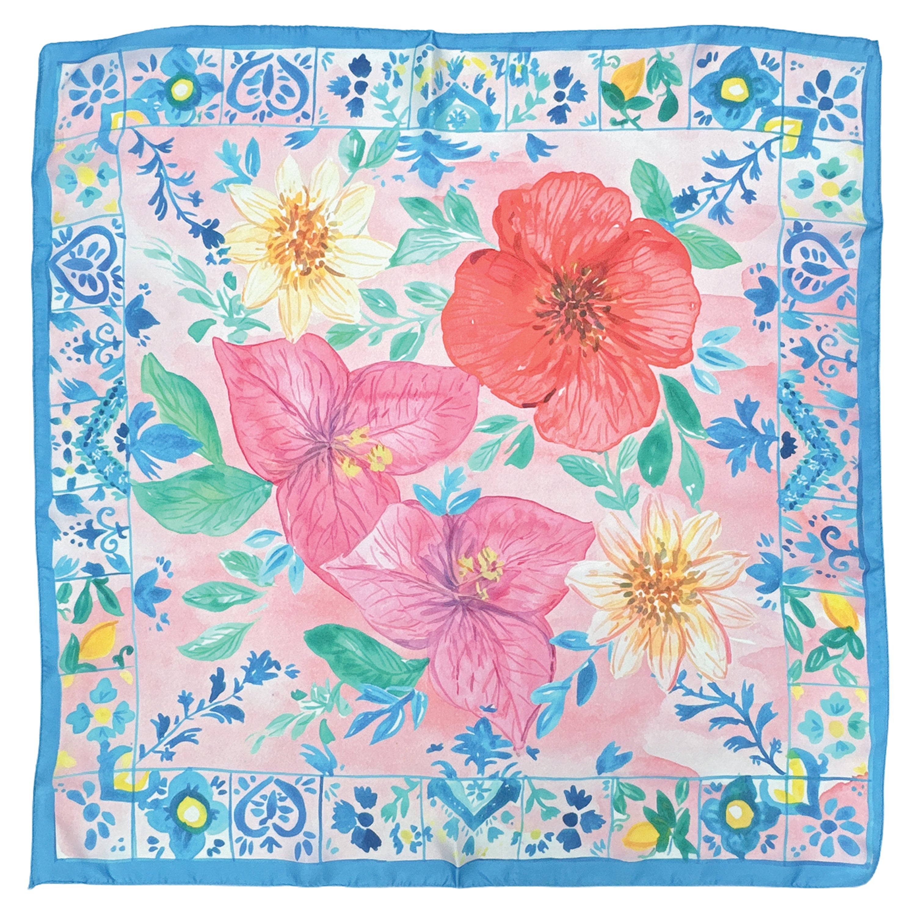 Floral Print Square Scarf - Charming Charlie