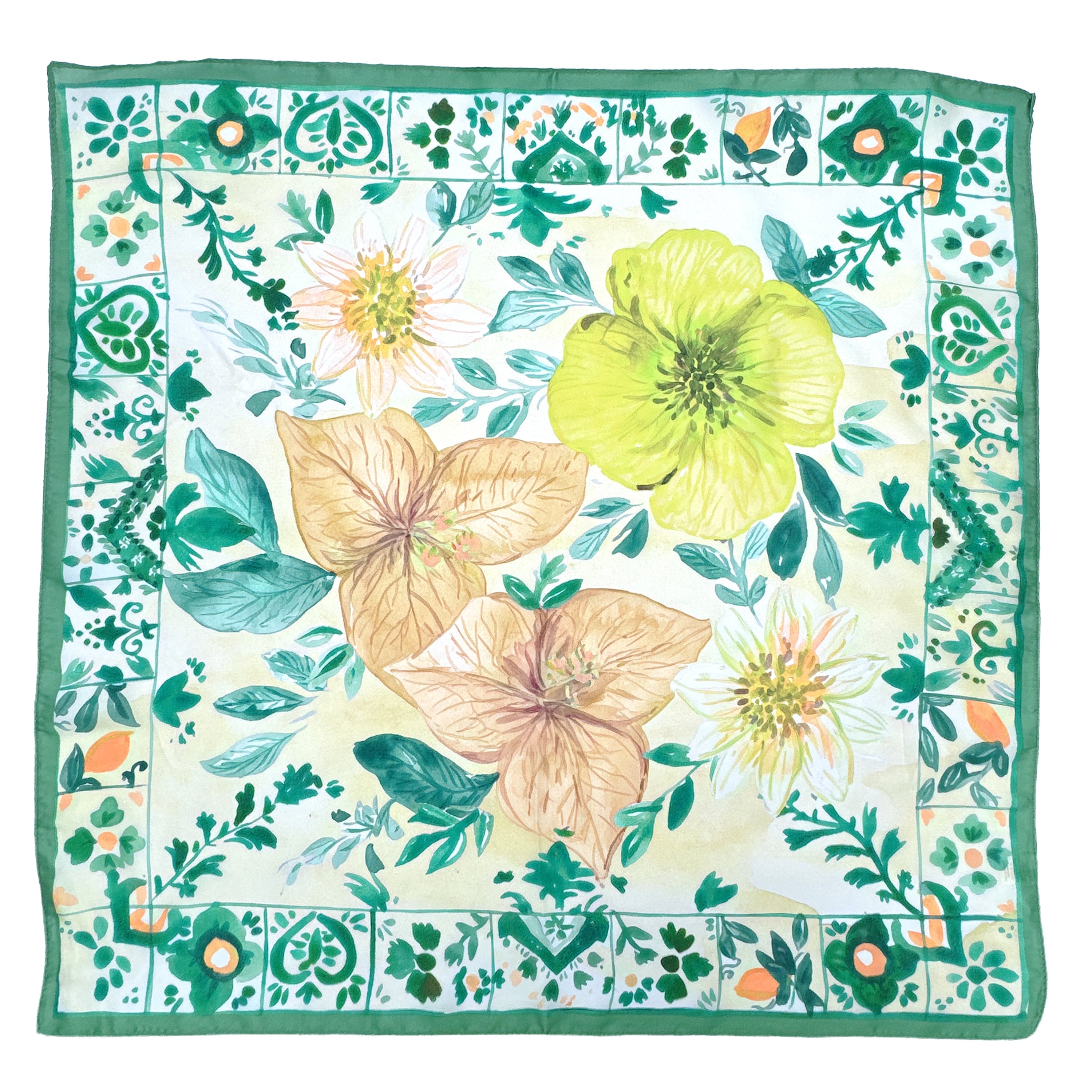 Floral Print Square Scarf - Charming Charlie