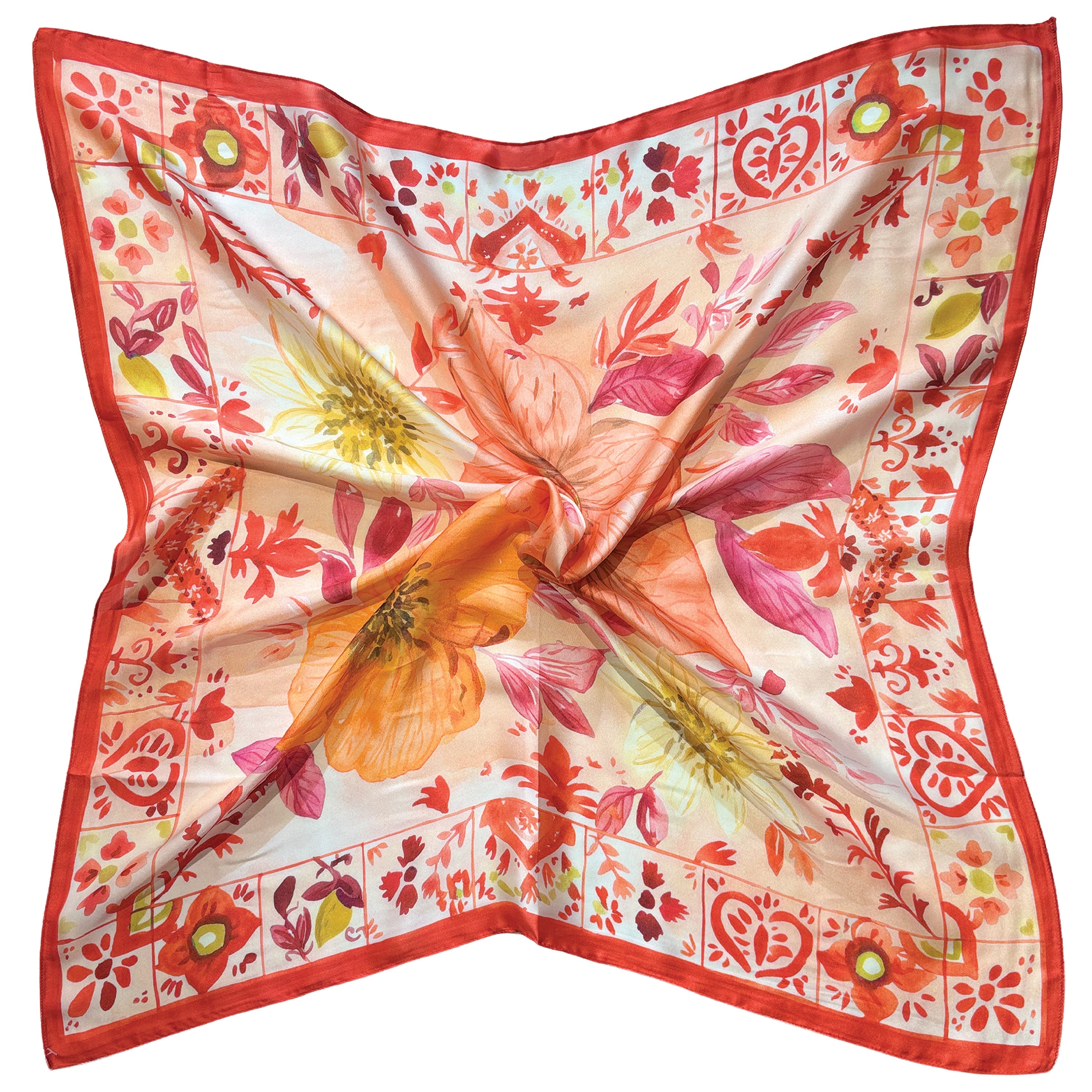 Floral Print Square Scarf - Charming Charlie