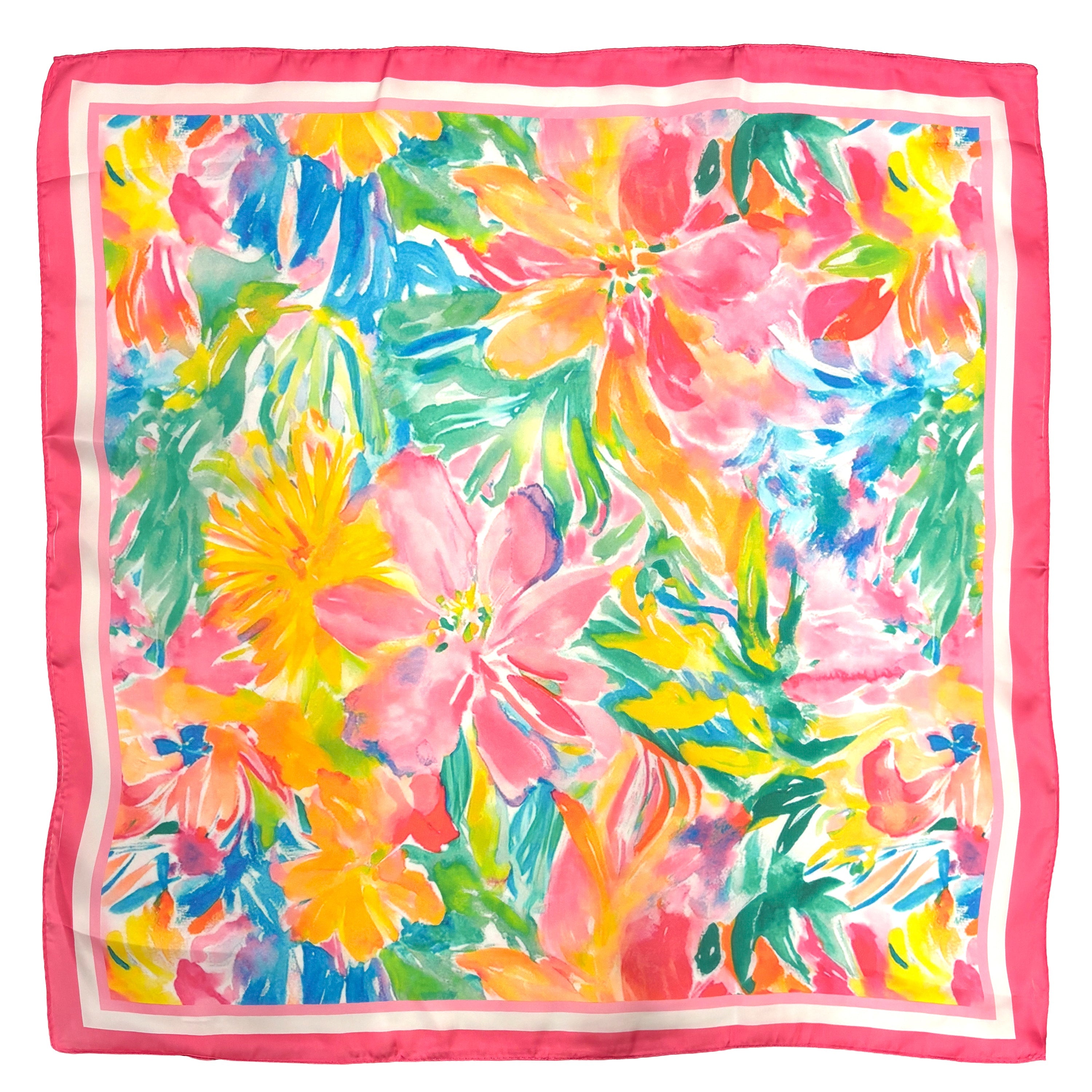Water Color Print Square Scarf - Charming Charlie