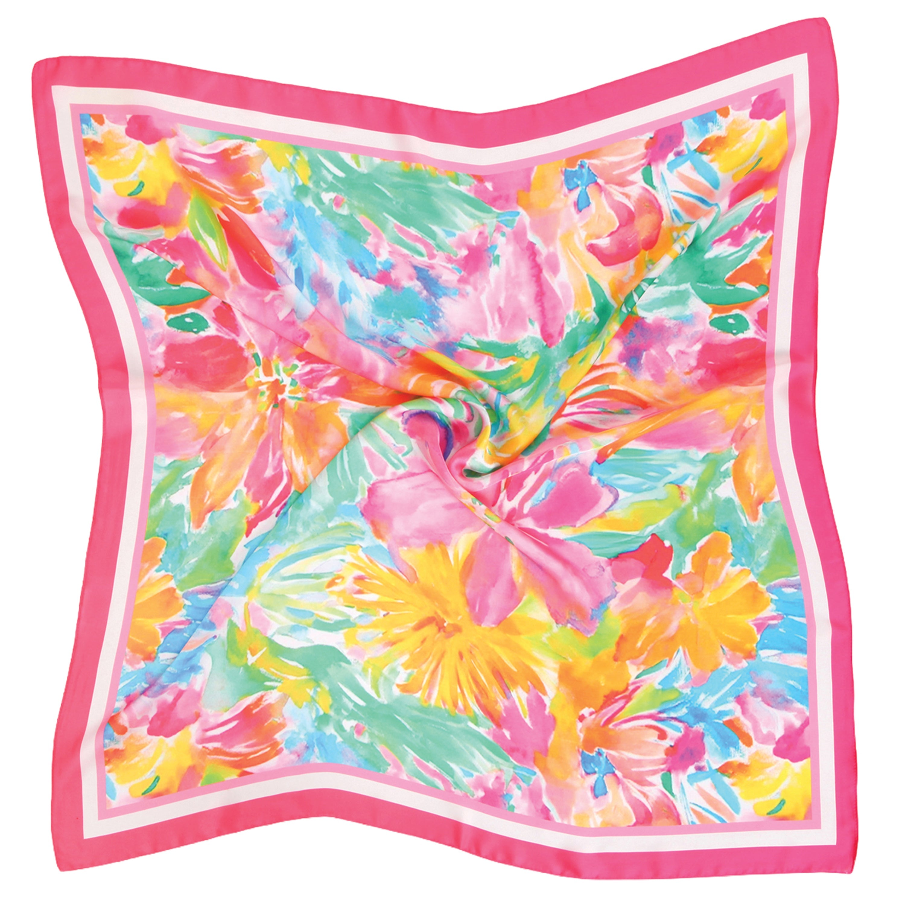 Water Color Print Square Scarf - Charming Charlie