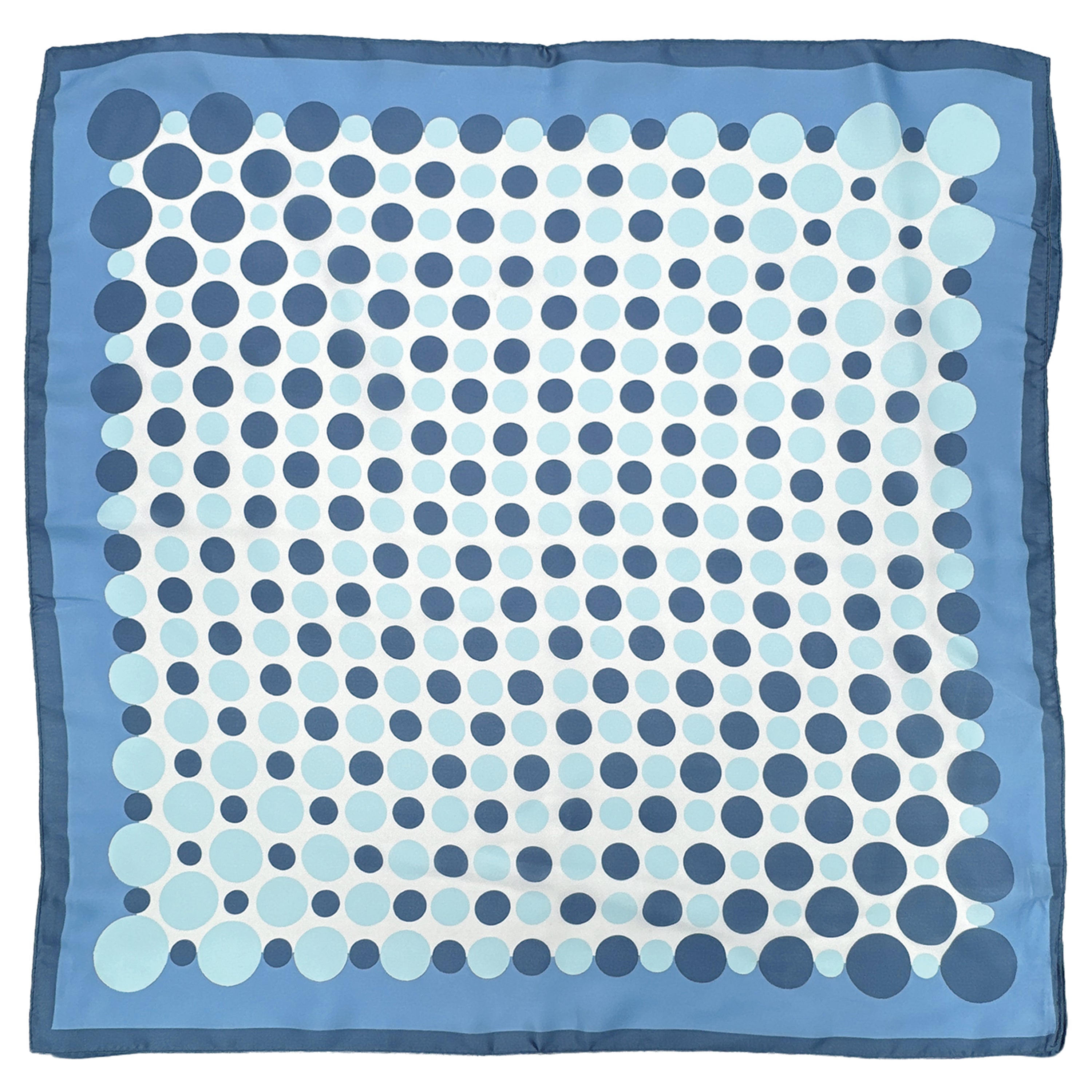 Polka Dot Border Print Square Scarf - Charming Charlie