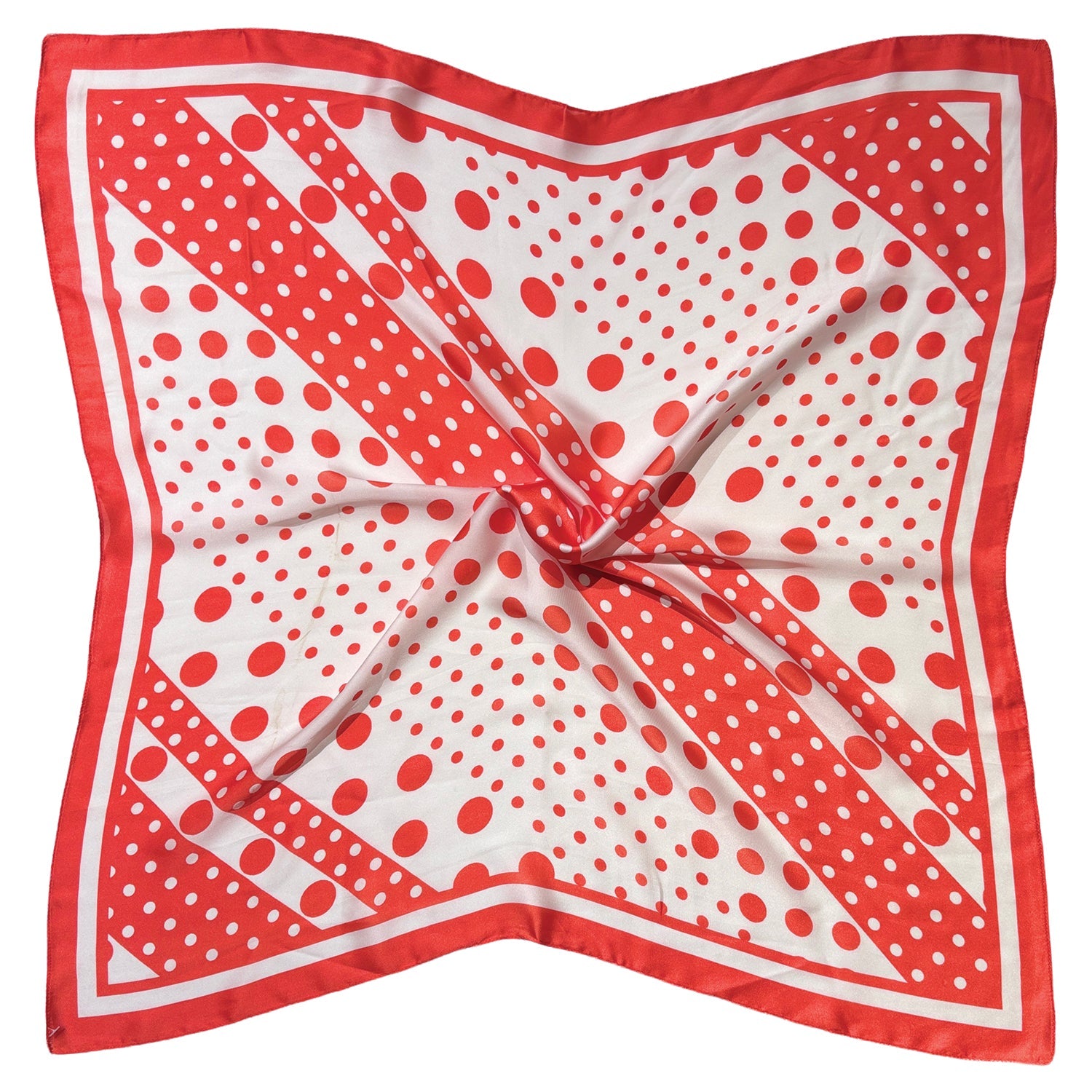 Polka Dot Print Square Scarf - Charming Charlie