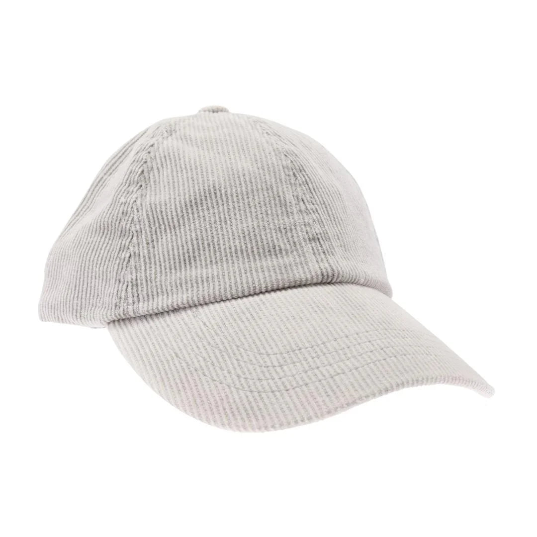 Warm-Grey C.C STONEWASHED CORDUROY CRISS CROSS PONYCAP is a fashion-forward and functional accessory. Made from high-quality stonewashed corduroy, this cap offers both comfort and style. The criss-cross design adds a trendy touch, while the adjustable strap ensures a perfect fit. Upgrade your look with this versatile and stylish cap.