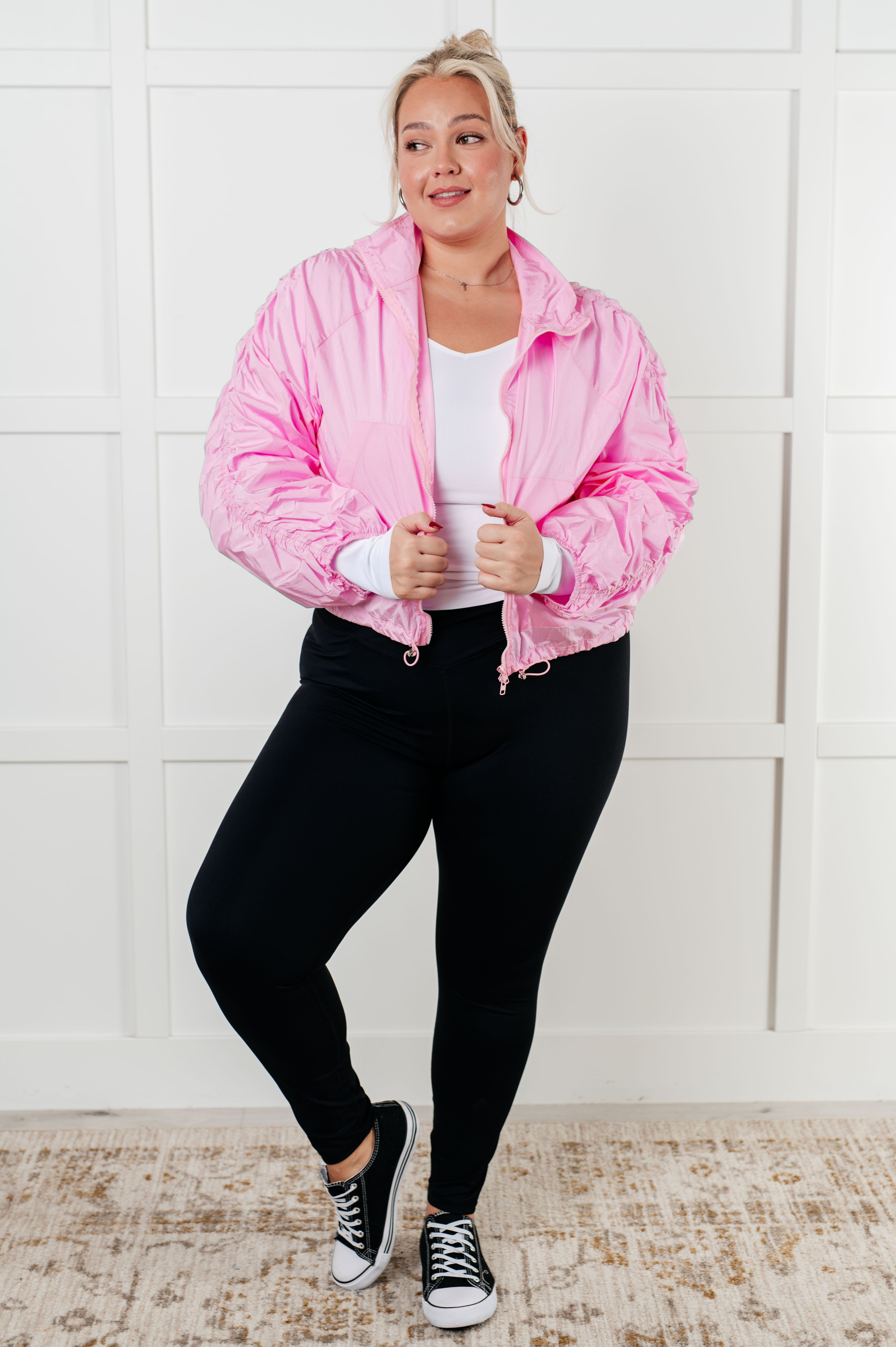 Weak in the Knees Windbreaker - Charming Charlie