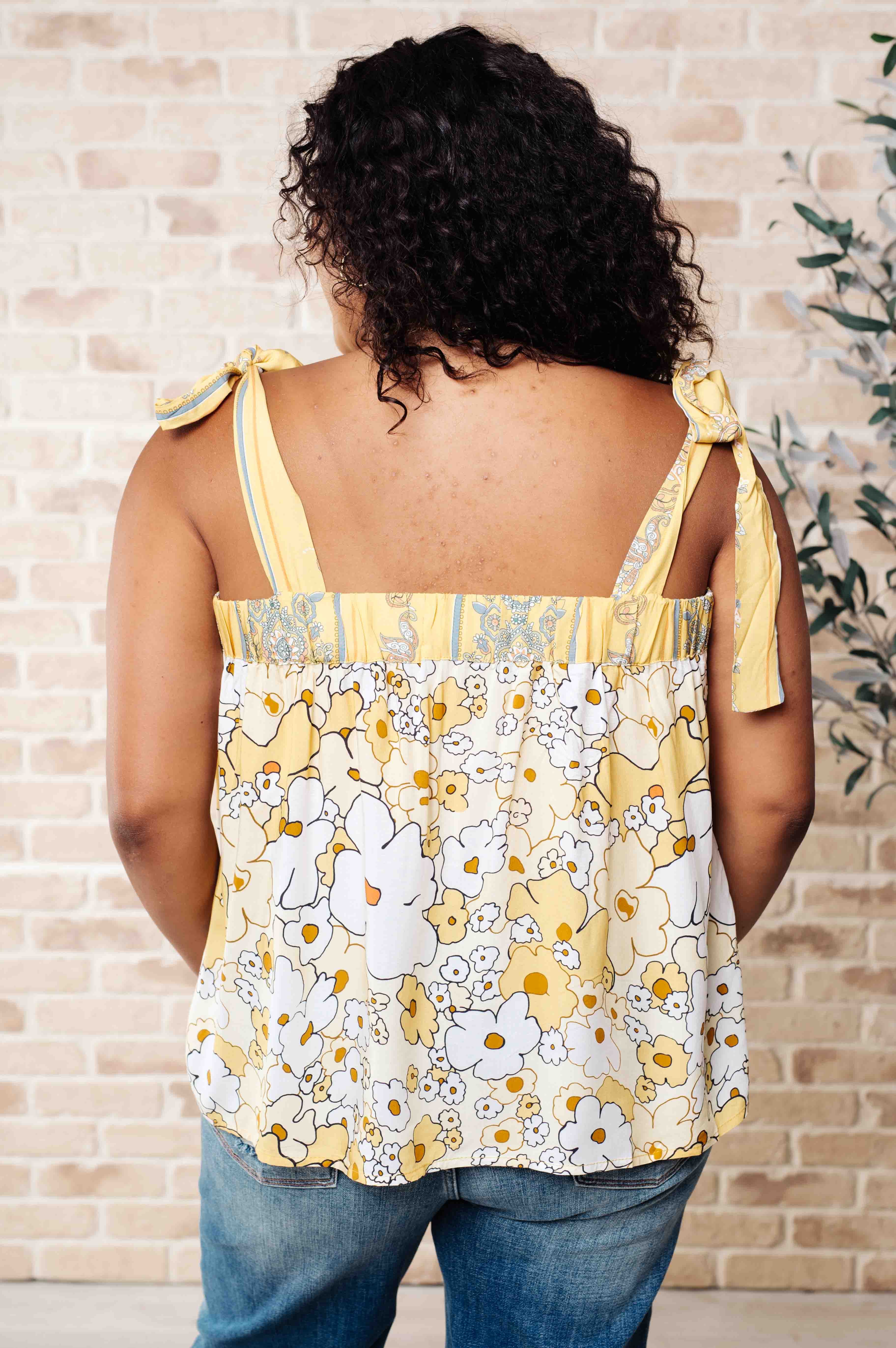 What's Happening Here Floral Tank - Charming Charlie