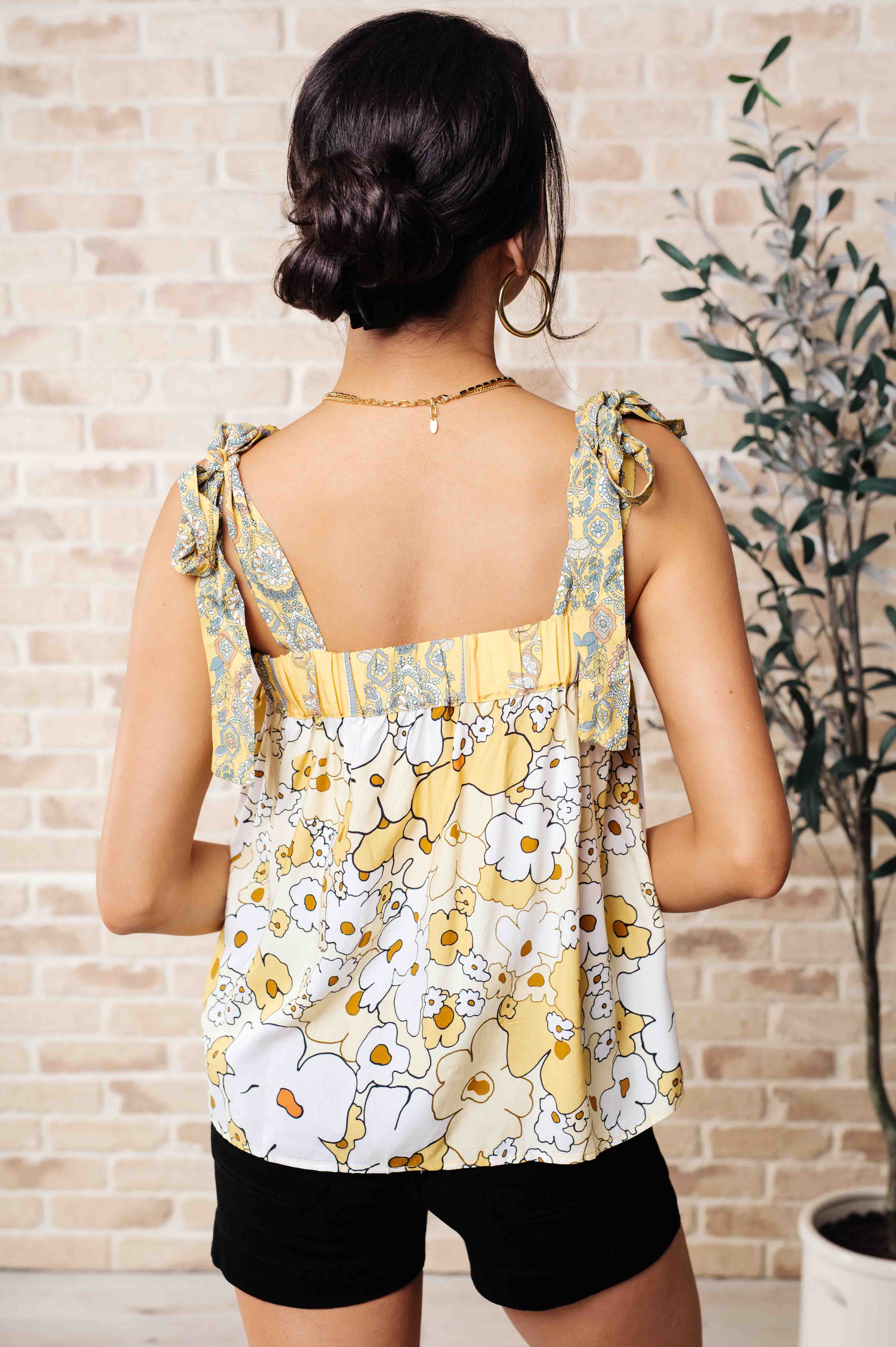 What's Happening Here Floral Tank - Charming Charlie