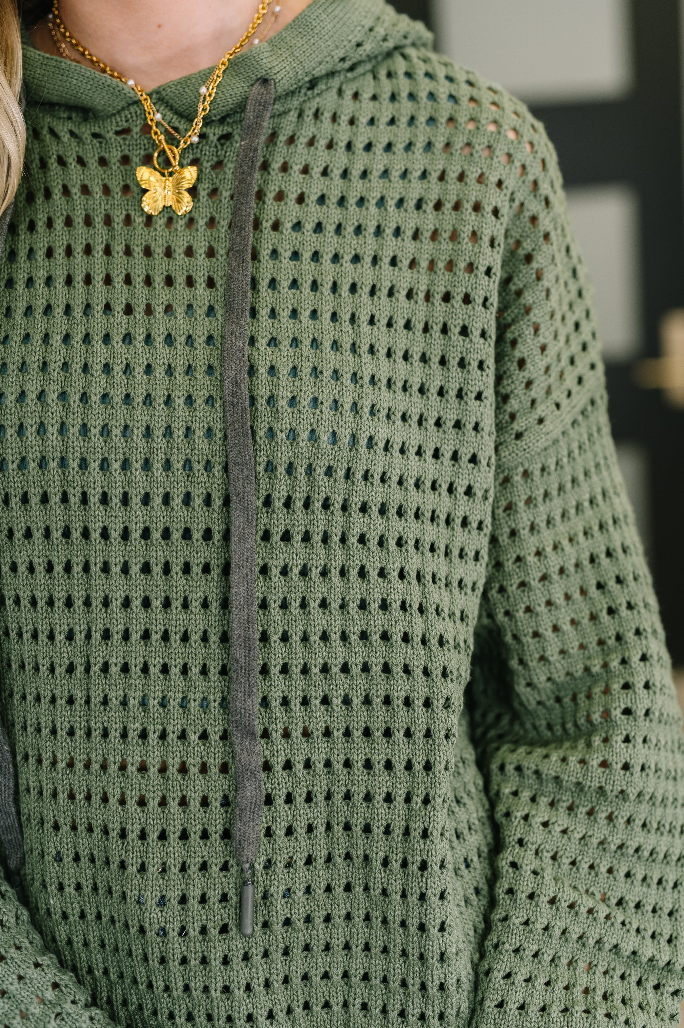 What a Catch Open Weave Pullover - Charming Charlie