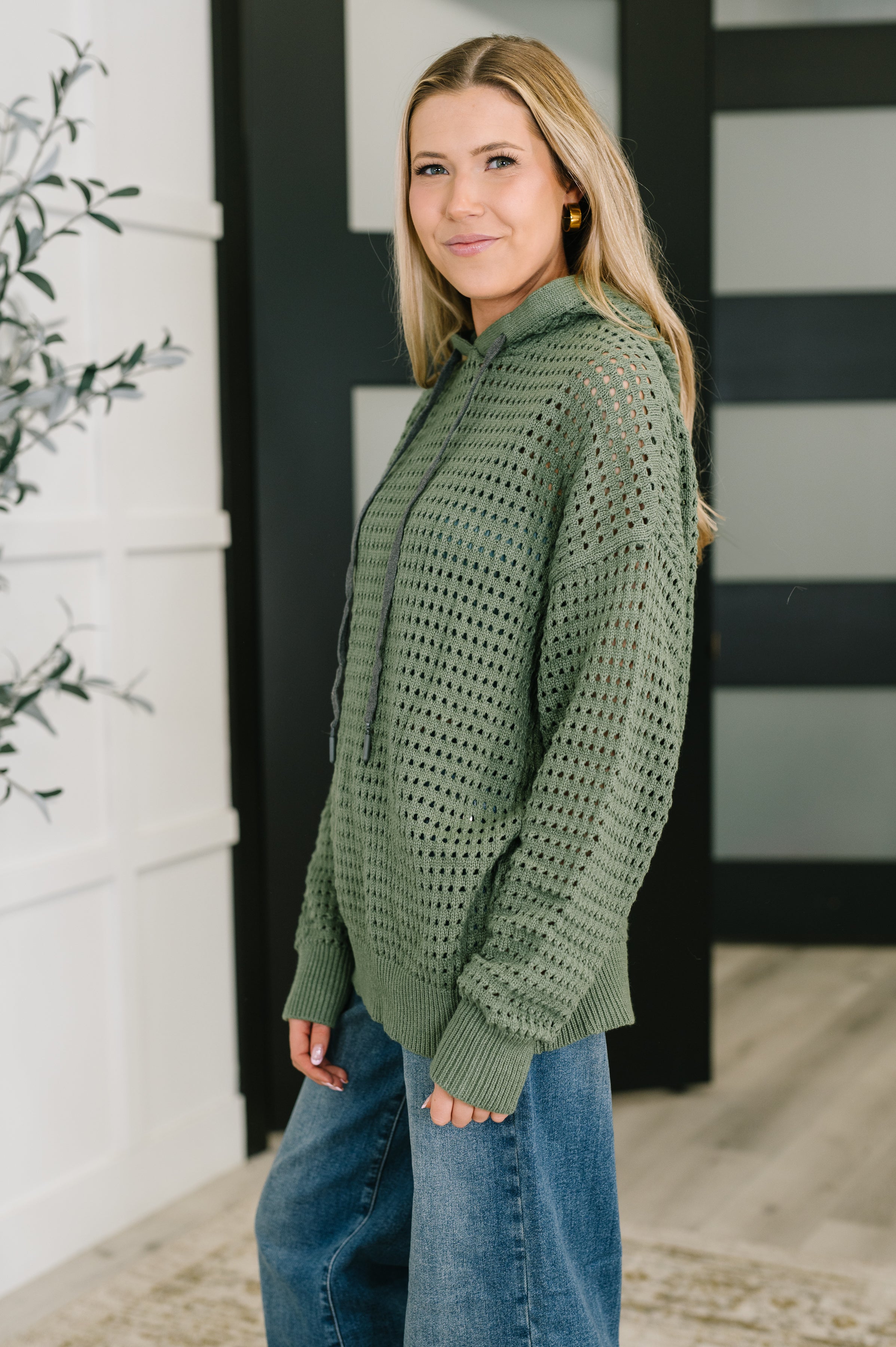 What a Catch Open Weave Pullover - Charming Charlie