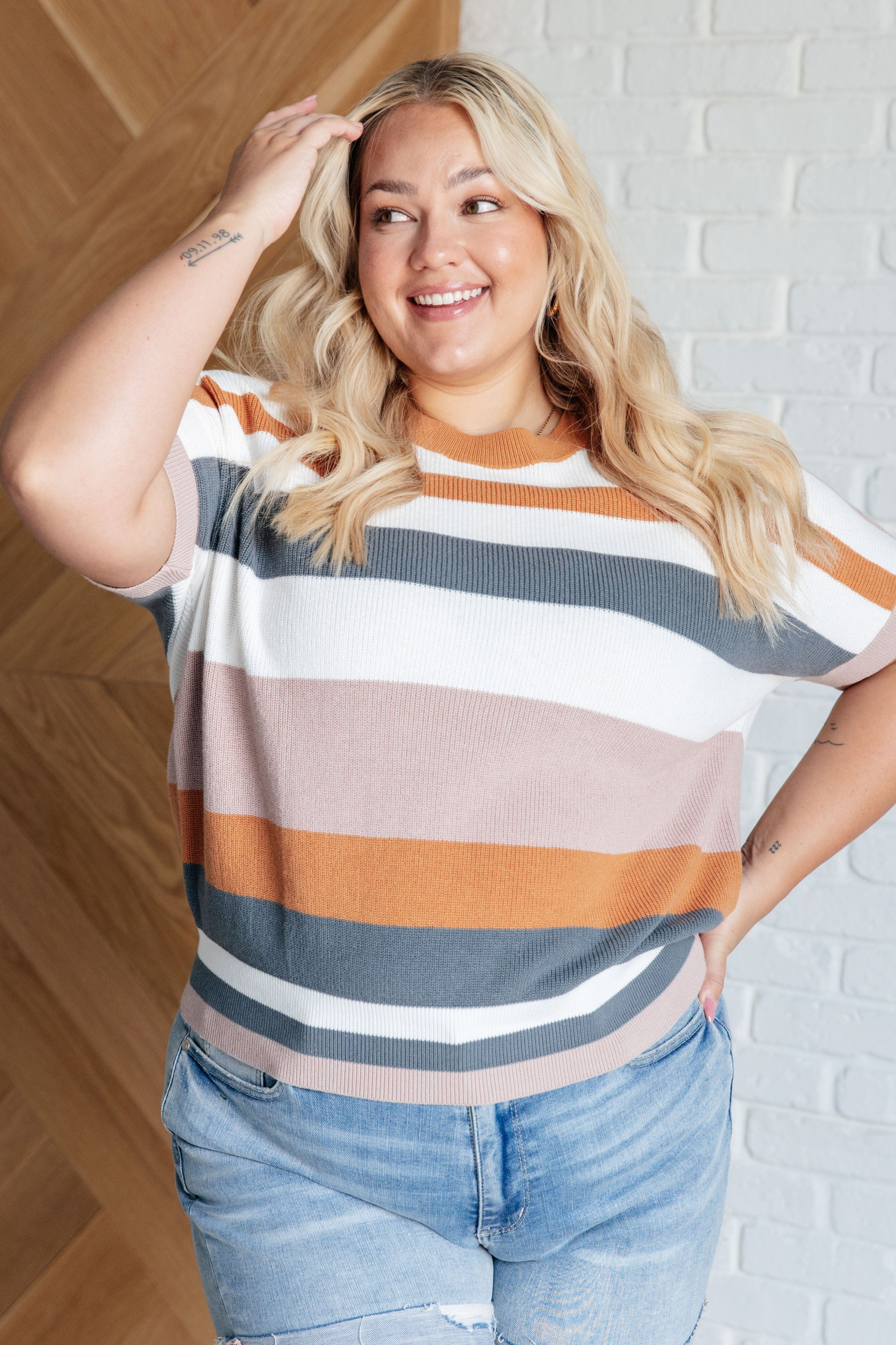Whatever I Feel Like Striped Top - Charming Charlie