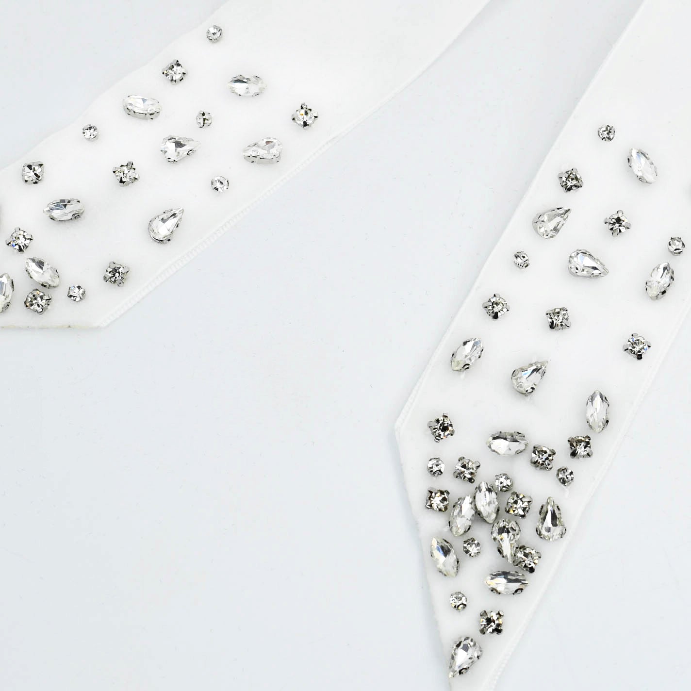 White Jeweled Bow - Charming Charlie
