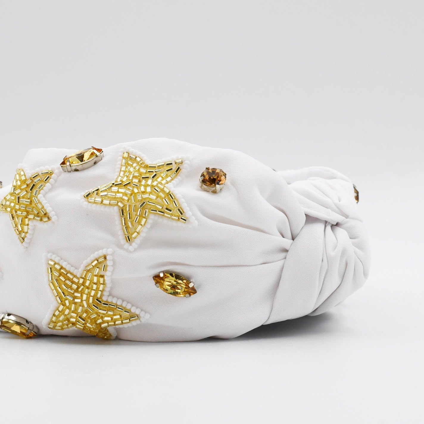 White/Gold Star Headband U42 - Charming Charlie