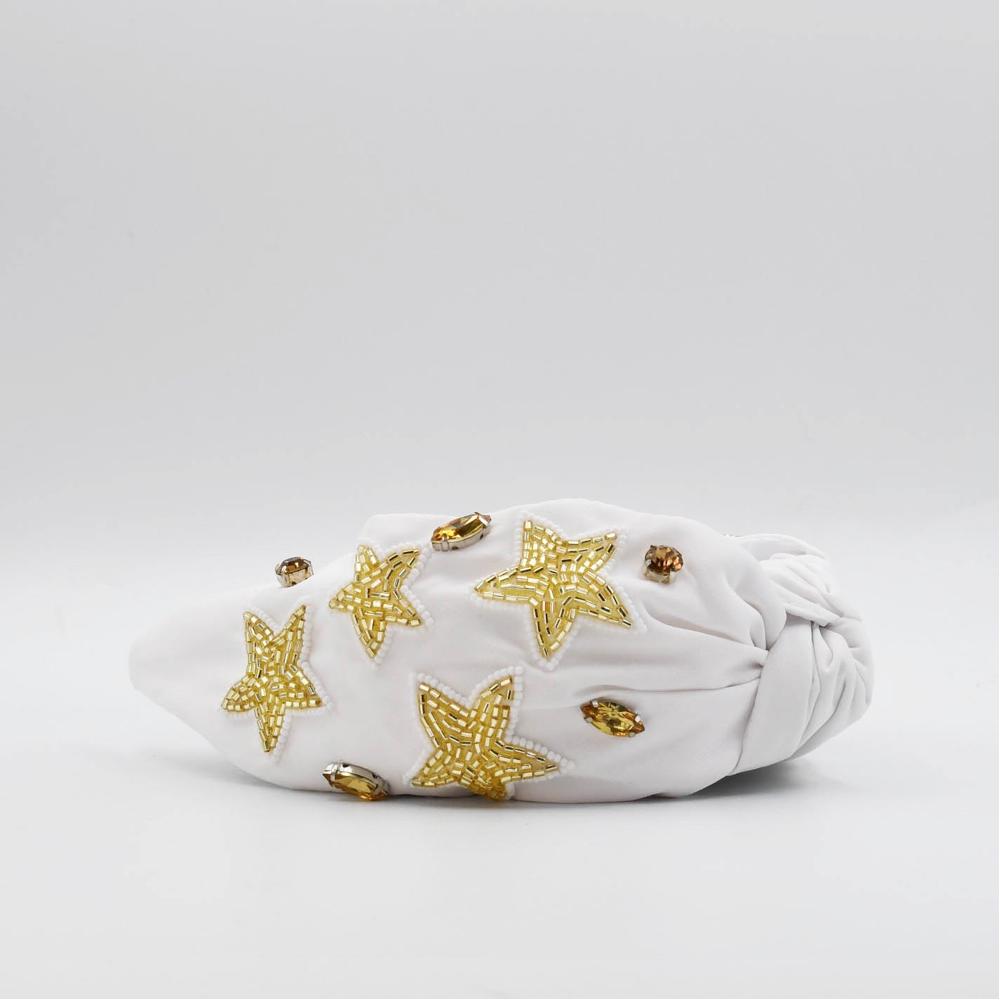 White/Gold Star Headband U42 - Charming Charlie