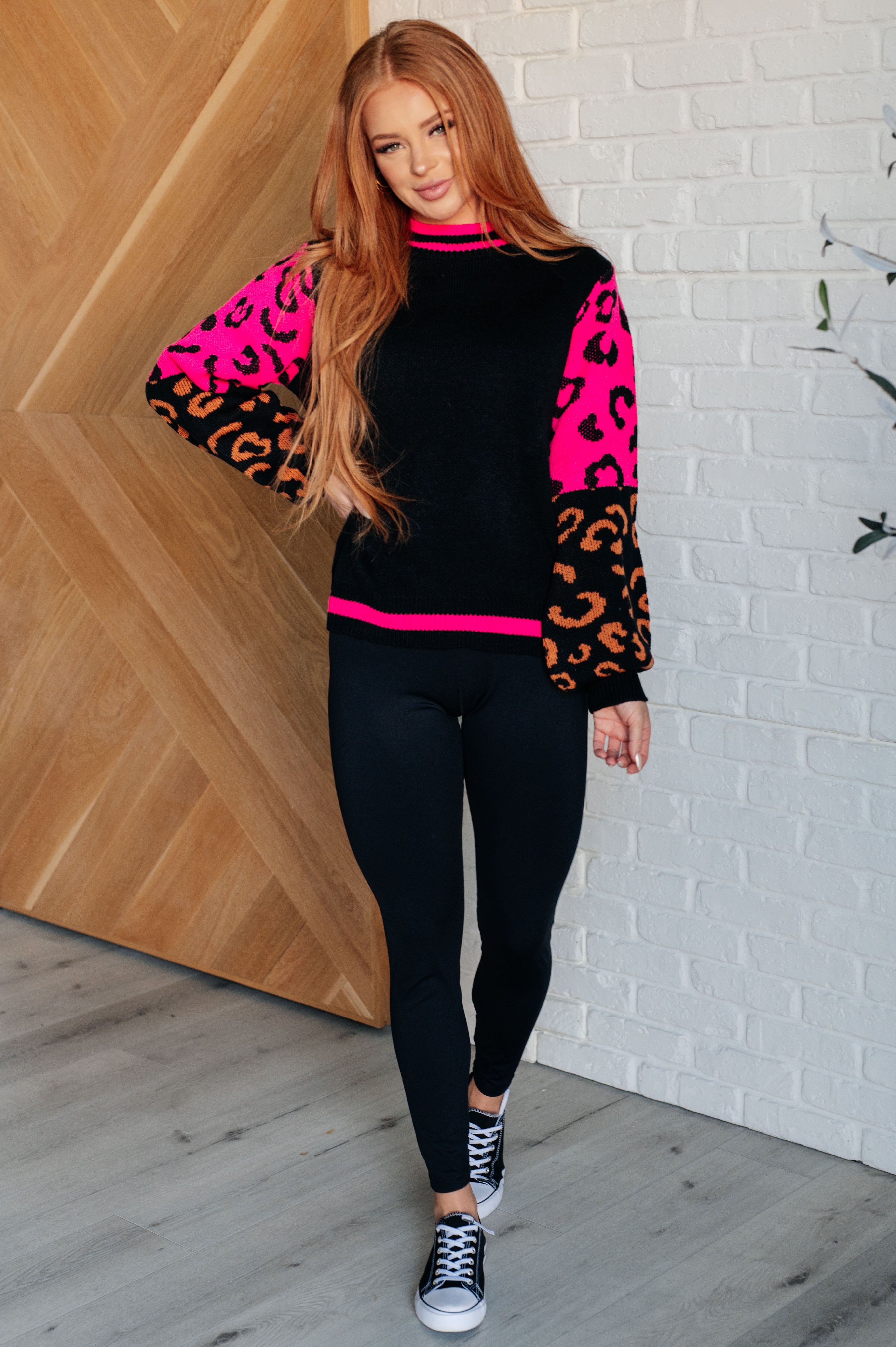 Wild About You Animal Print Sweater - Charming Charlie