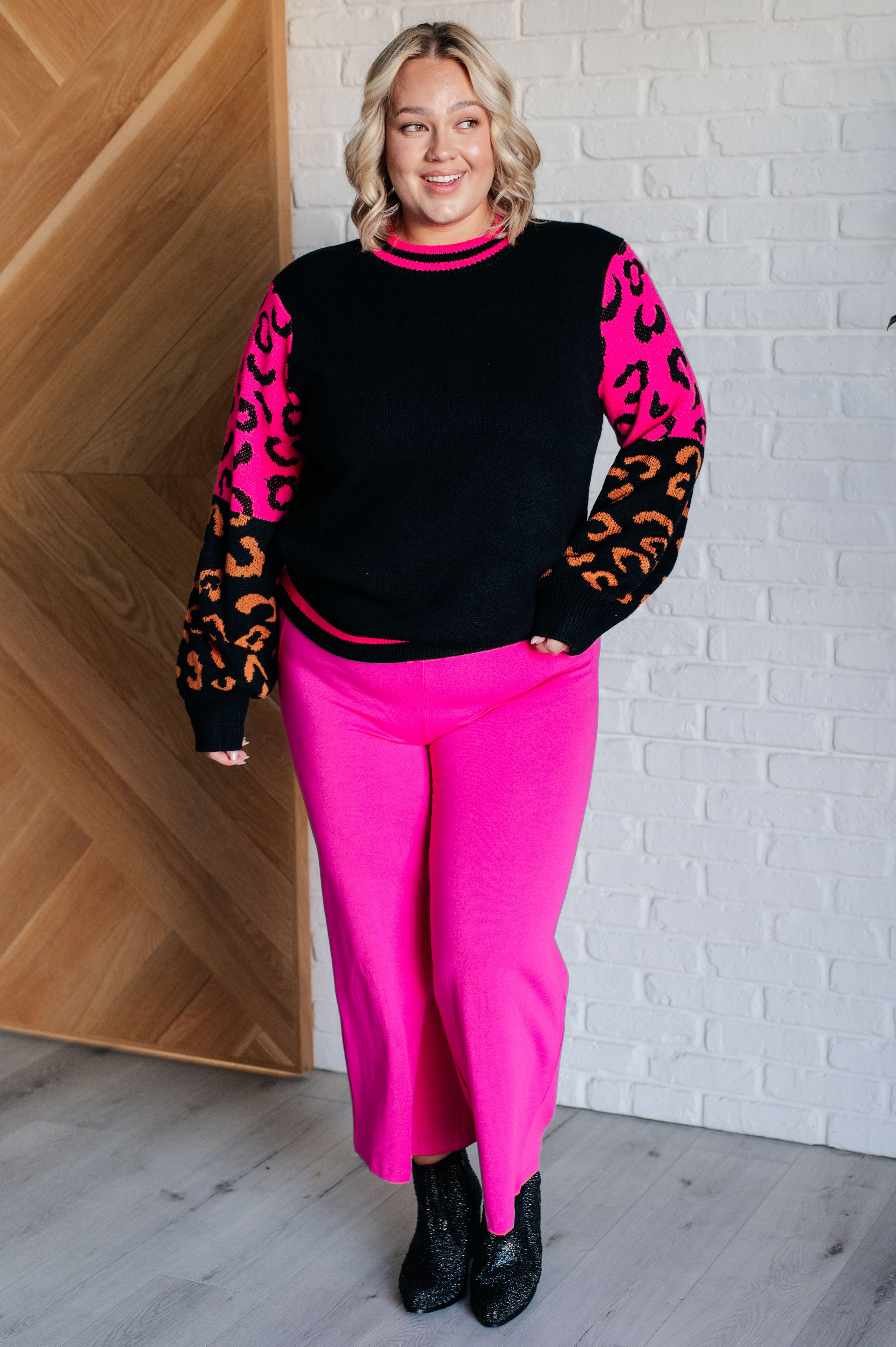 Wild About You Animal Print Sweater - Charming Charlie
