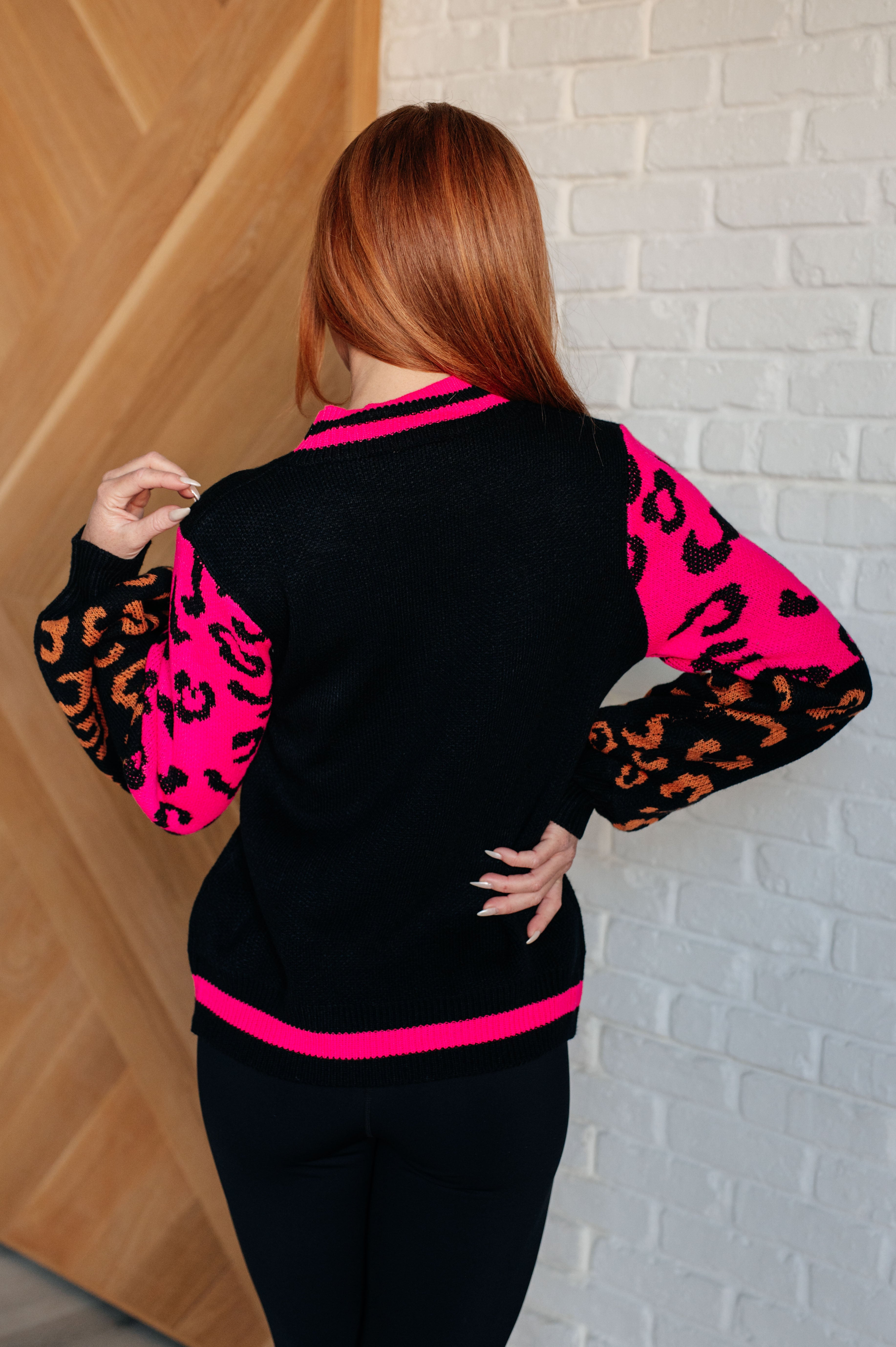 Wild About You Animal Print Sweater - Charming Charlie