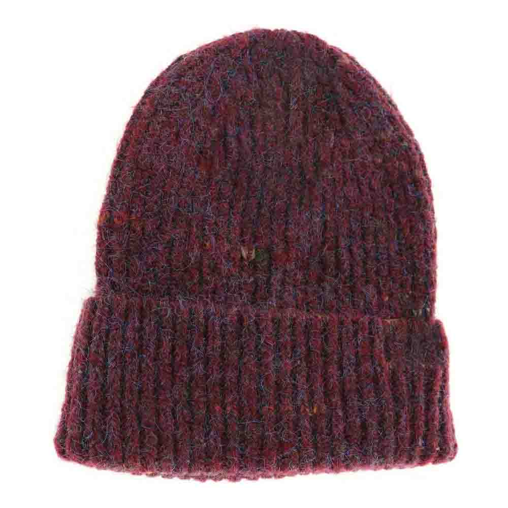 Wine Unisex Marled Knit Cuff C.C Beanie offers a refined blend of durability and comfort with its high-quality marled knit fabric. Designed for all-day wear, its cuffed edge provides customizable coverage and a secure fit suitable for diverse head sizes. This beanie delivers effective warmth and breathability, making it a practical accessory for cold weather while maintaining a minimalist, timeless aesthetic suitable for any wardrobe.