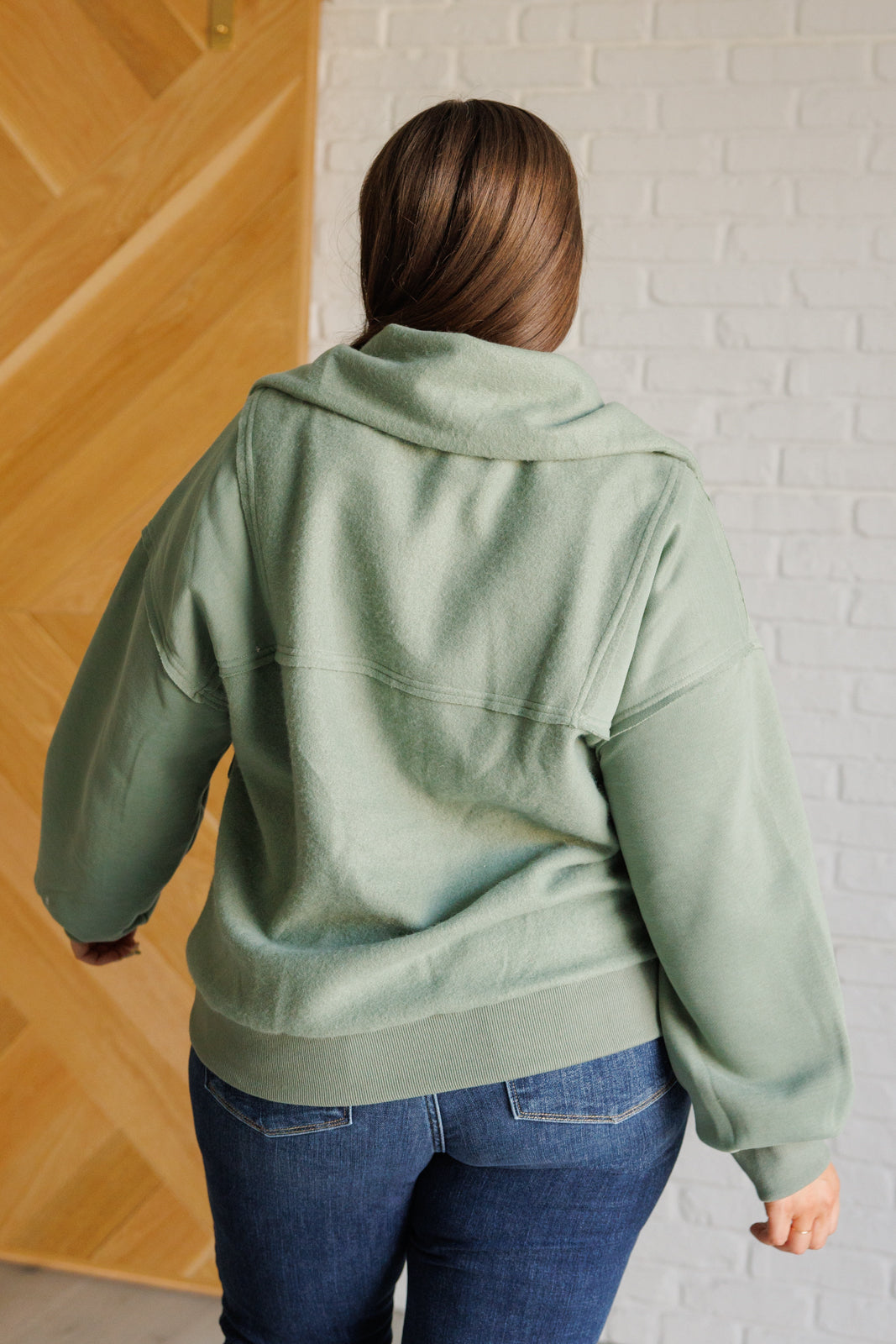 Winter is Coming Fleece Collared Pullover - Charming Charlie