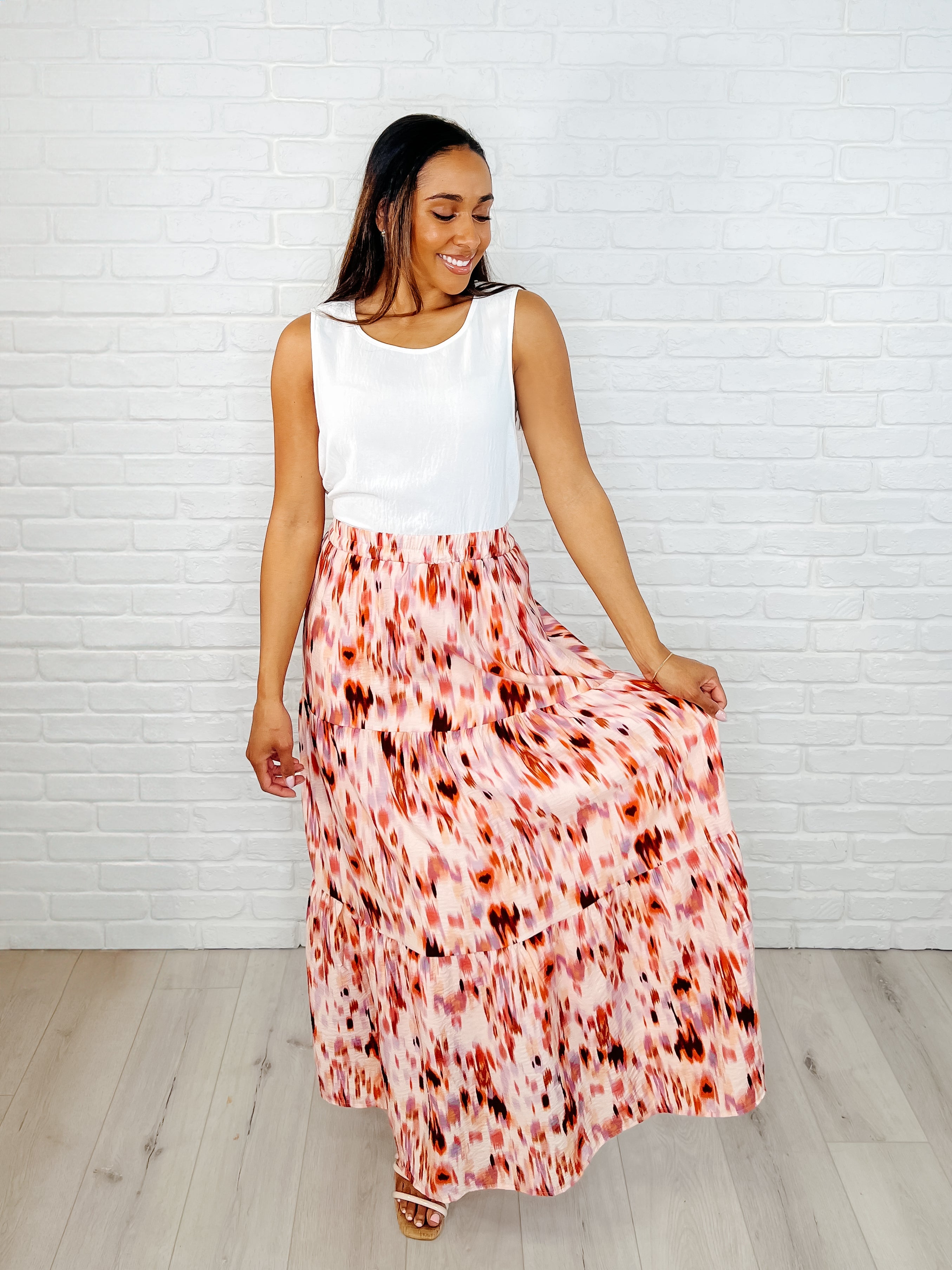Keep it Cool or Crash Out Tank in Off White - Charming Charlie