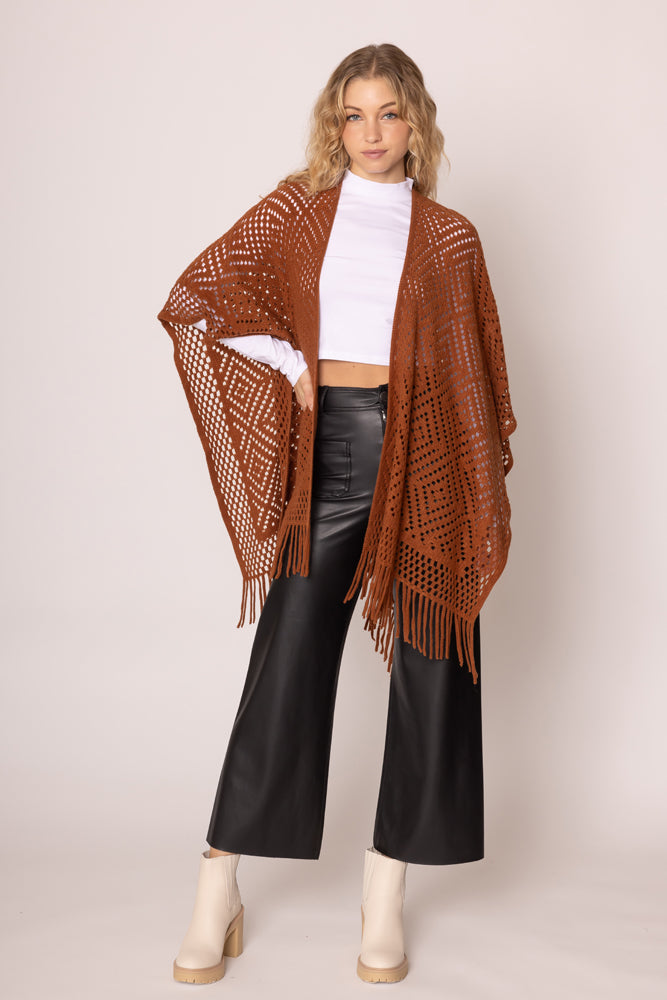 Geometric Ruana - Charming Charlie