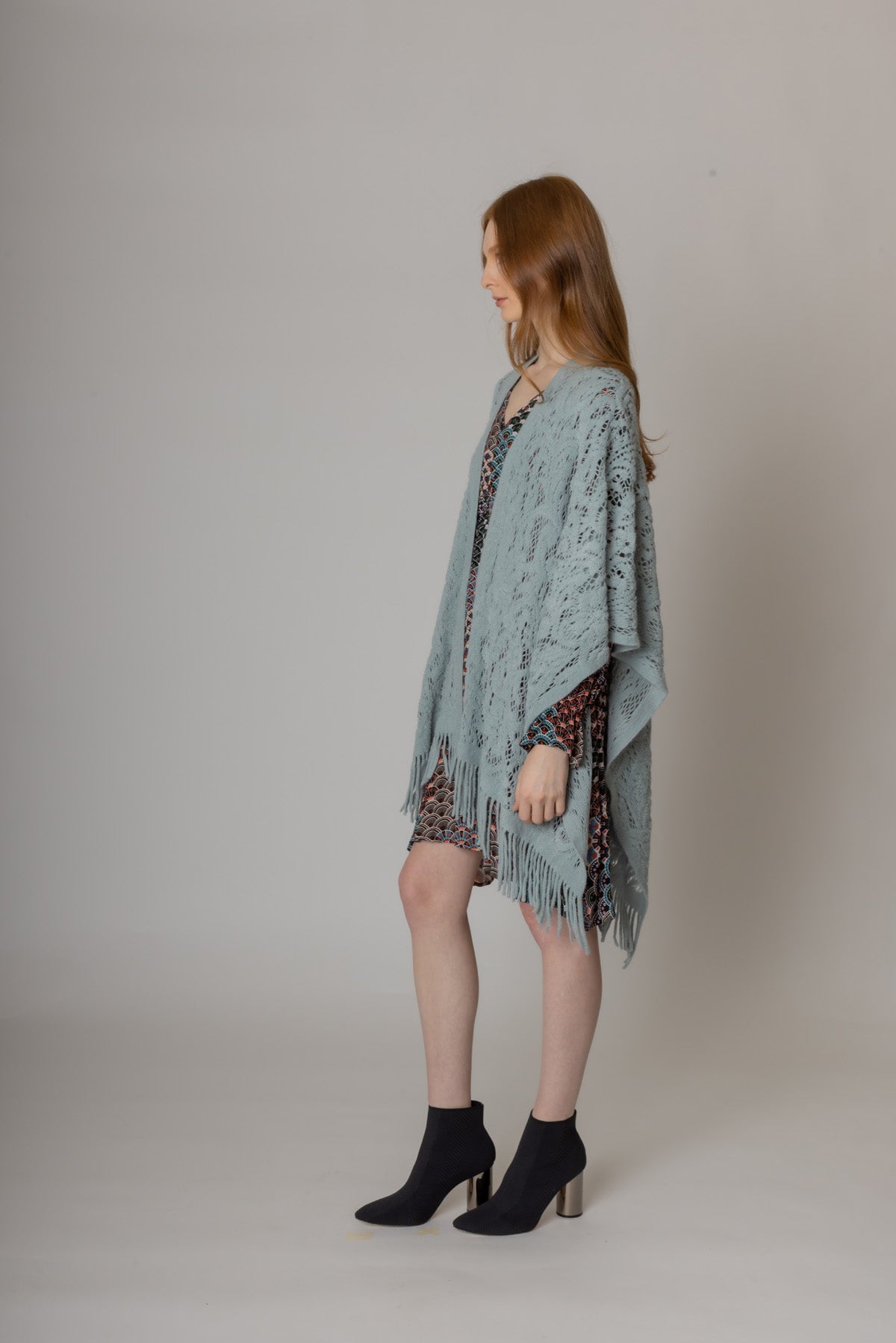 Floral Crochet Ruana - Charming Charlie