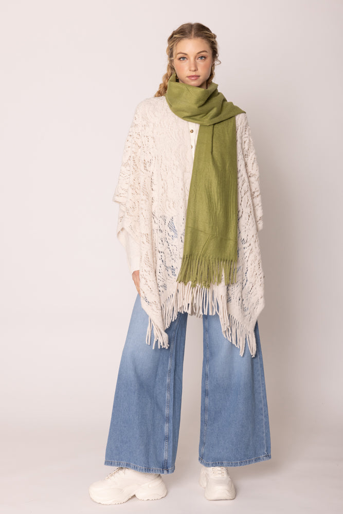 Floral Crochet Ruana - Charming Charlie