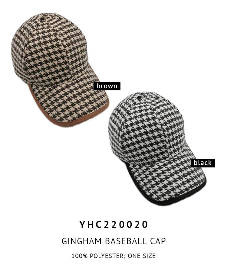 Gingham Baseball Cap - Charming Charlie