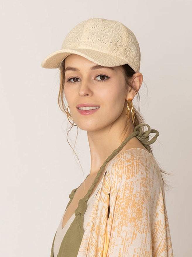 Eyelet Baseball Cap - Charming Charlie