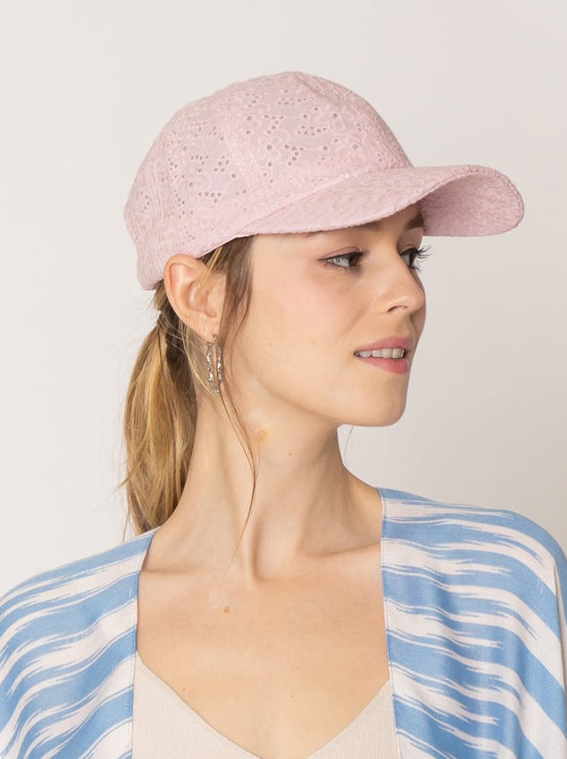 Eyelet Baseball Cap - Charming Charlie