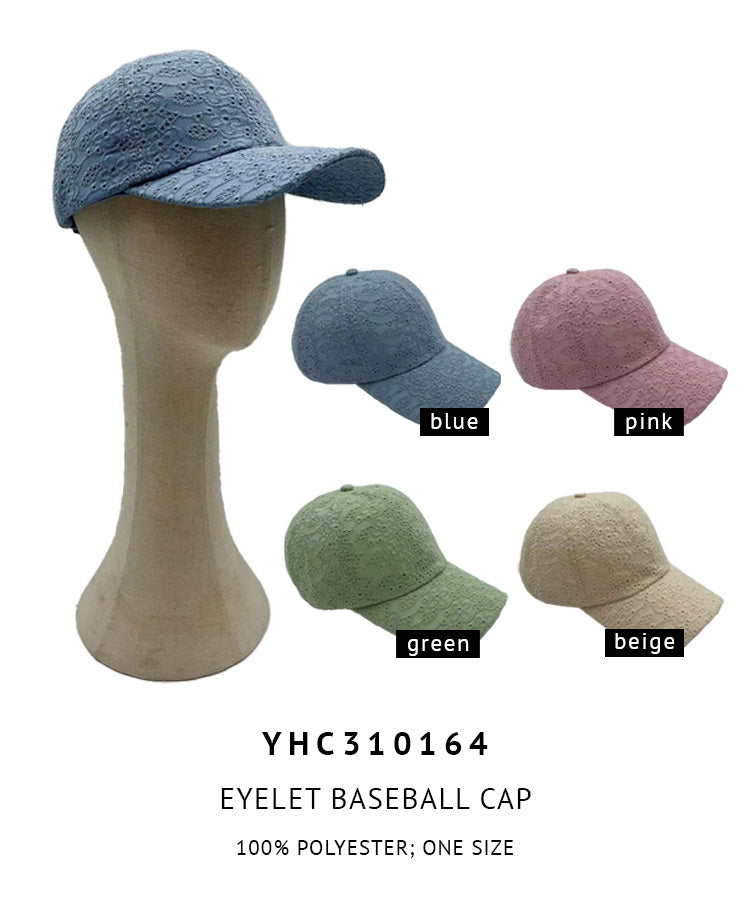 Eyelet Baseball Cap - Charming Charlie