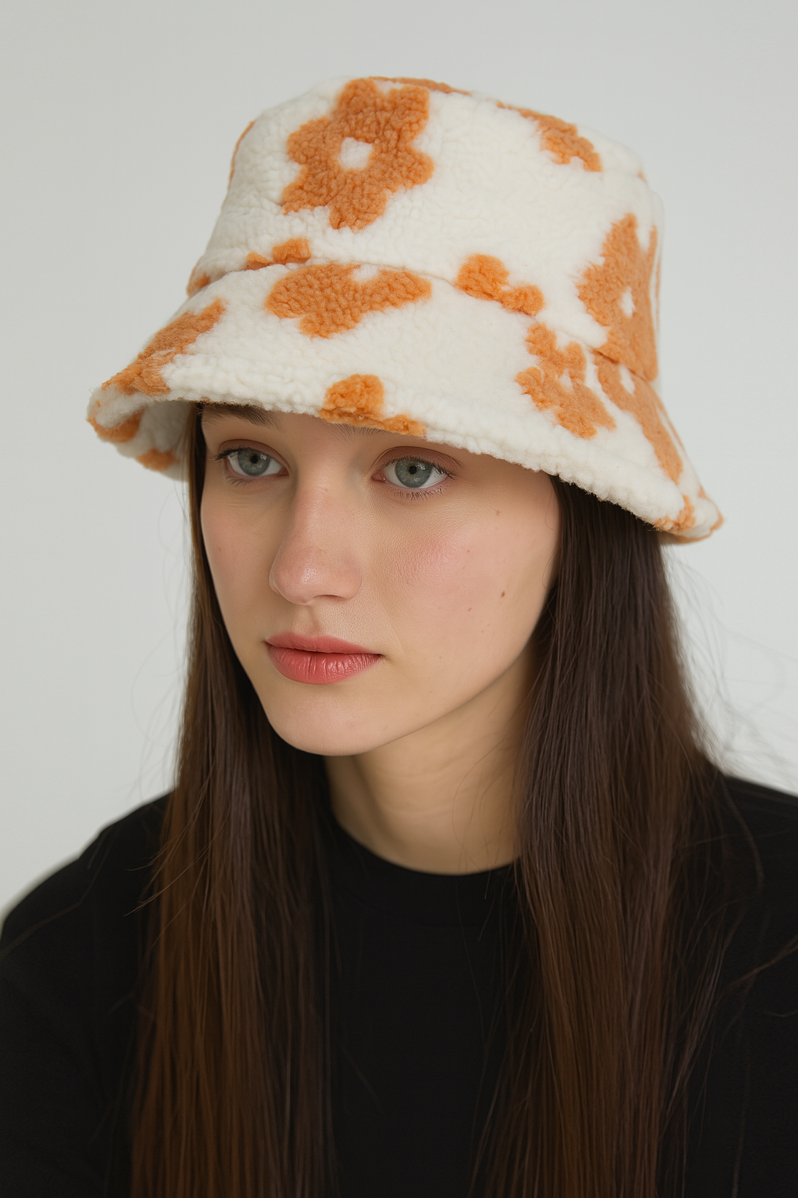 Flower Sherpa Bucket Hat - Charming Charlie