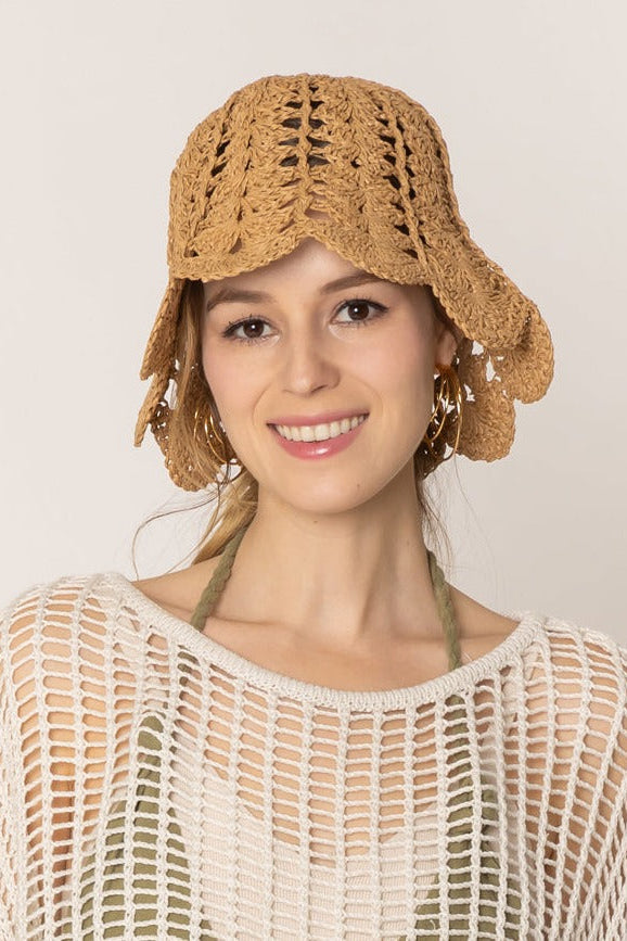 Straw Bucket Hat - Charming Charlie