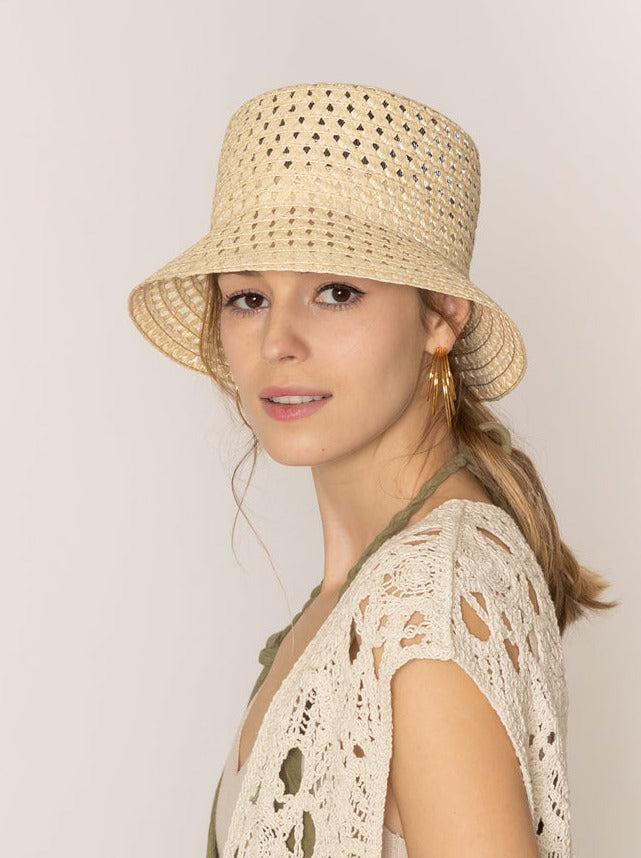 Straw Bucket Hat - Charming Charlie