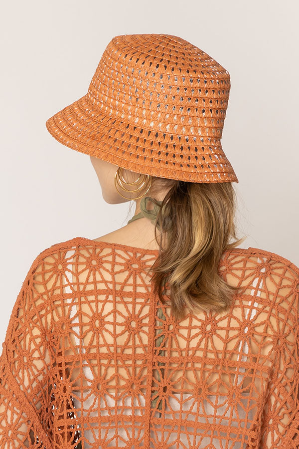 Straw Bucket Hat - Charming Charlie