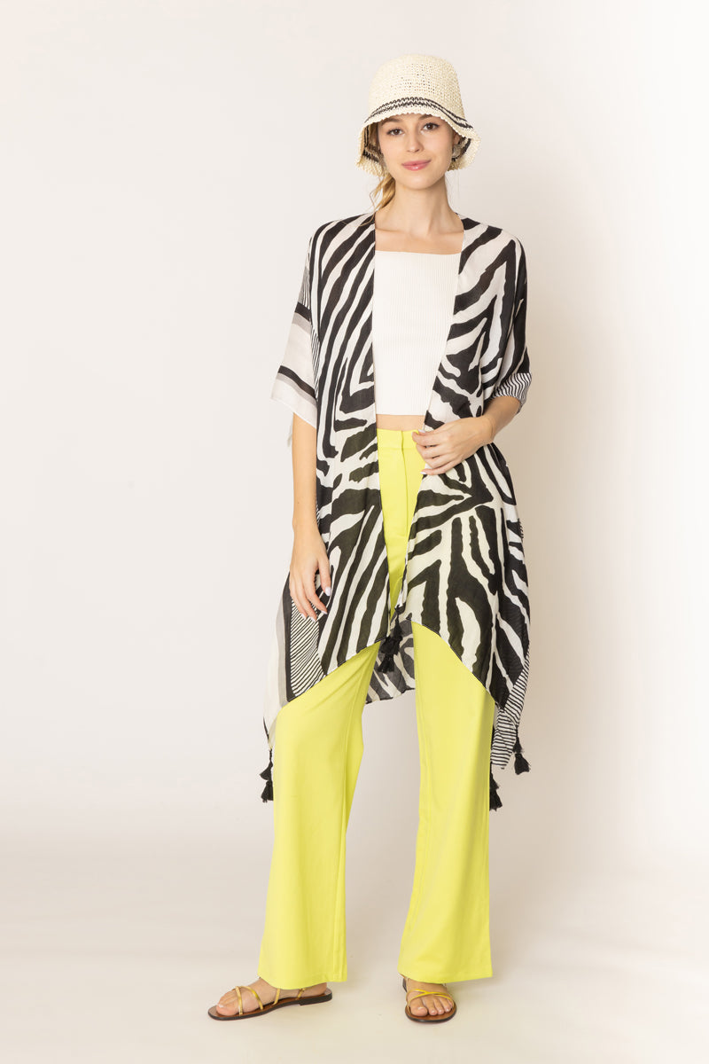 Animal Print Kimono - Charming Charlie