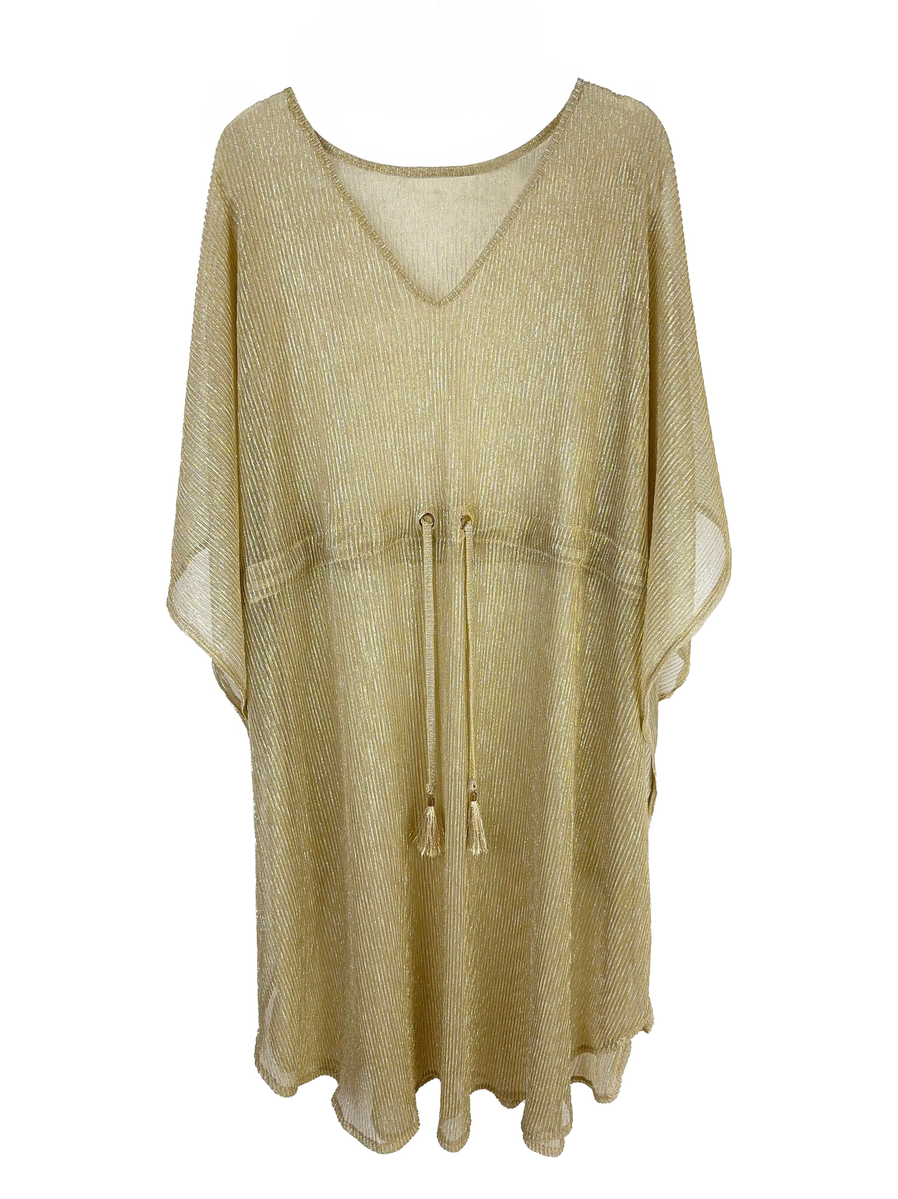 Lurex String Poncho - Charming Charlie